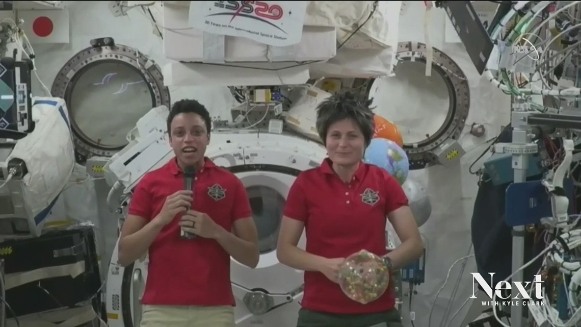 Astronaut and Boulder native Jessica Watkins speaks with alma mater from ISS