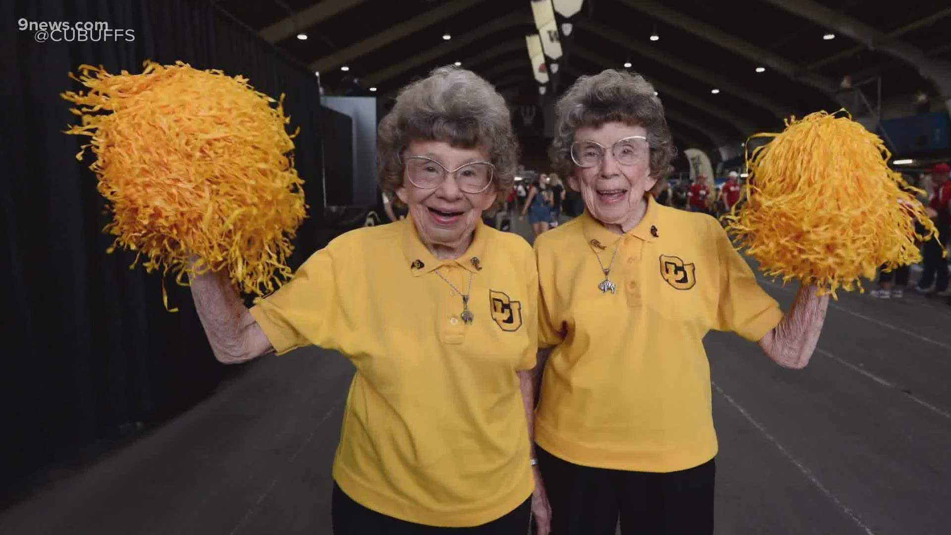 Betty Hoover and her twin sister Peggy Coppom have been season ticket holders for the Buffs since 1958.