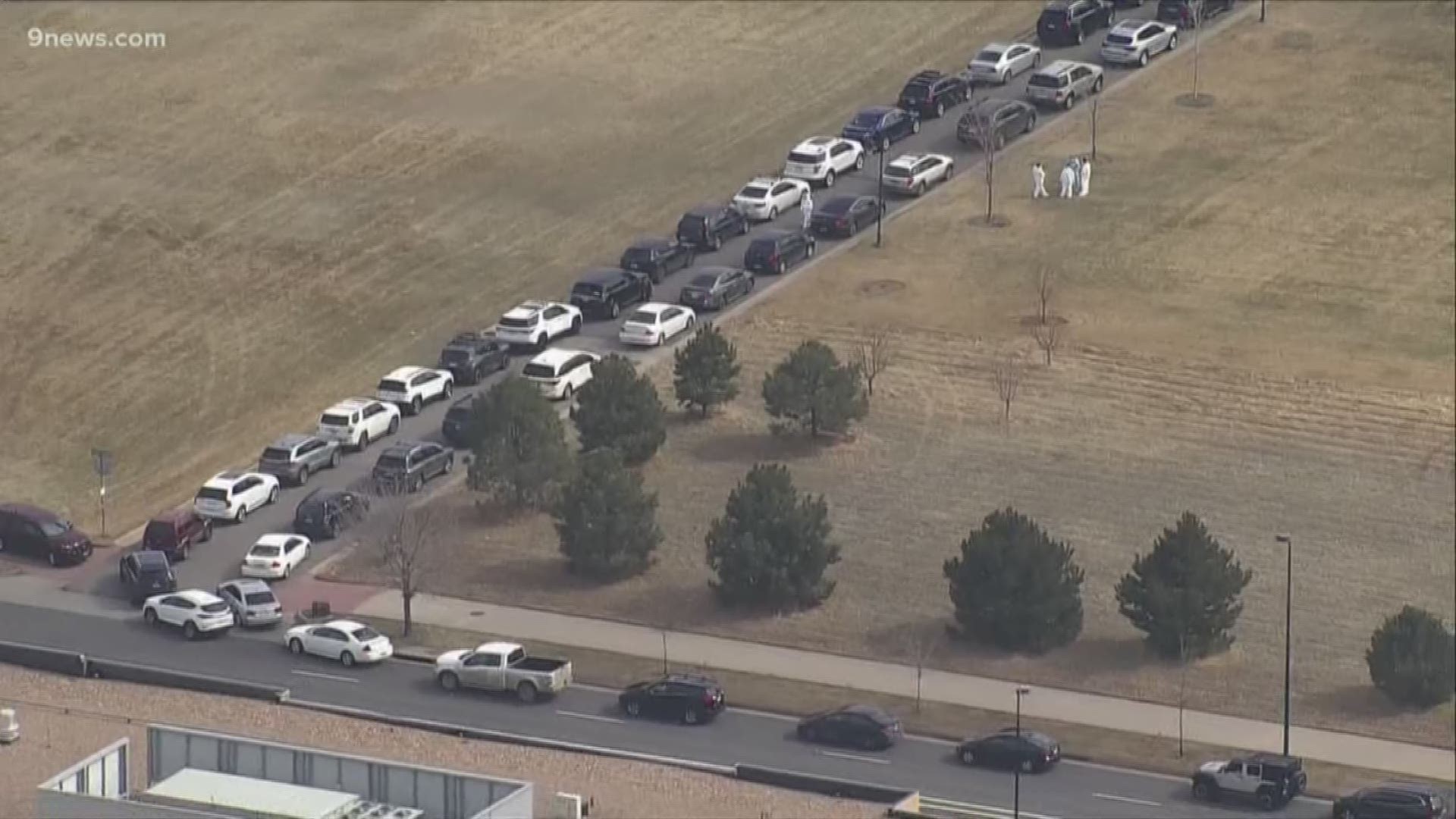 Driveup COVID19 testing Lowry center puts limit on Friday tests