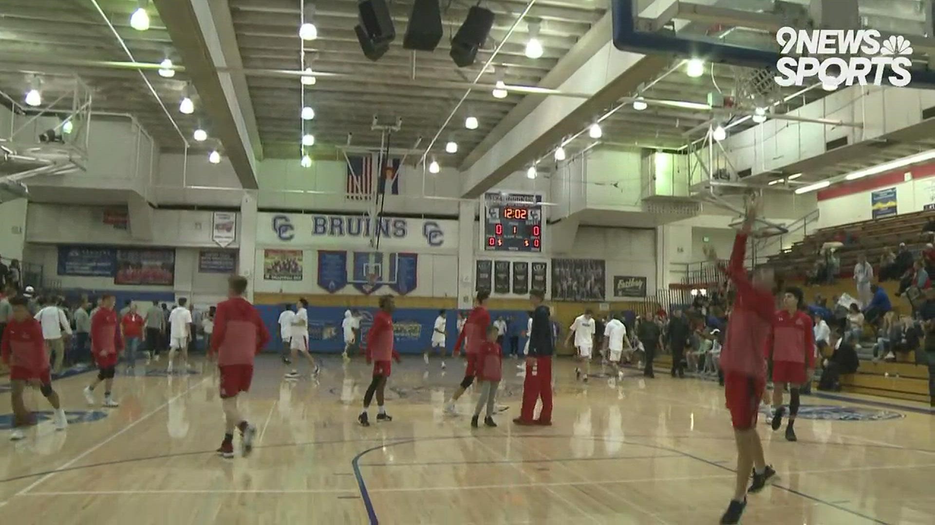 The Chaparral Wolverines and Cherry Creek Bruins basketball game ends in buzzer beater fashion.