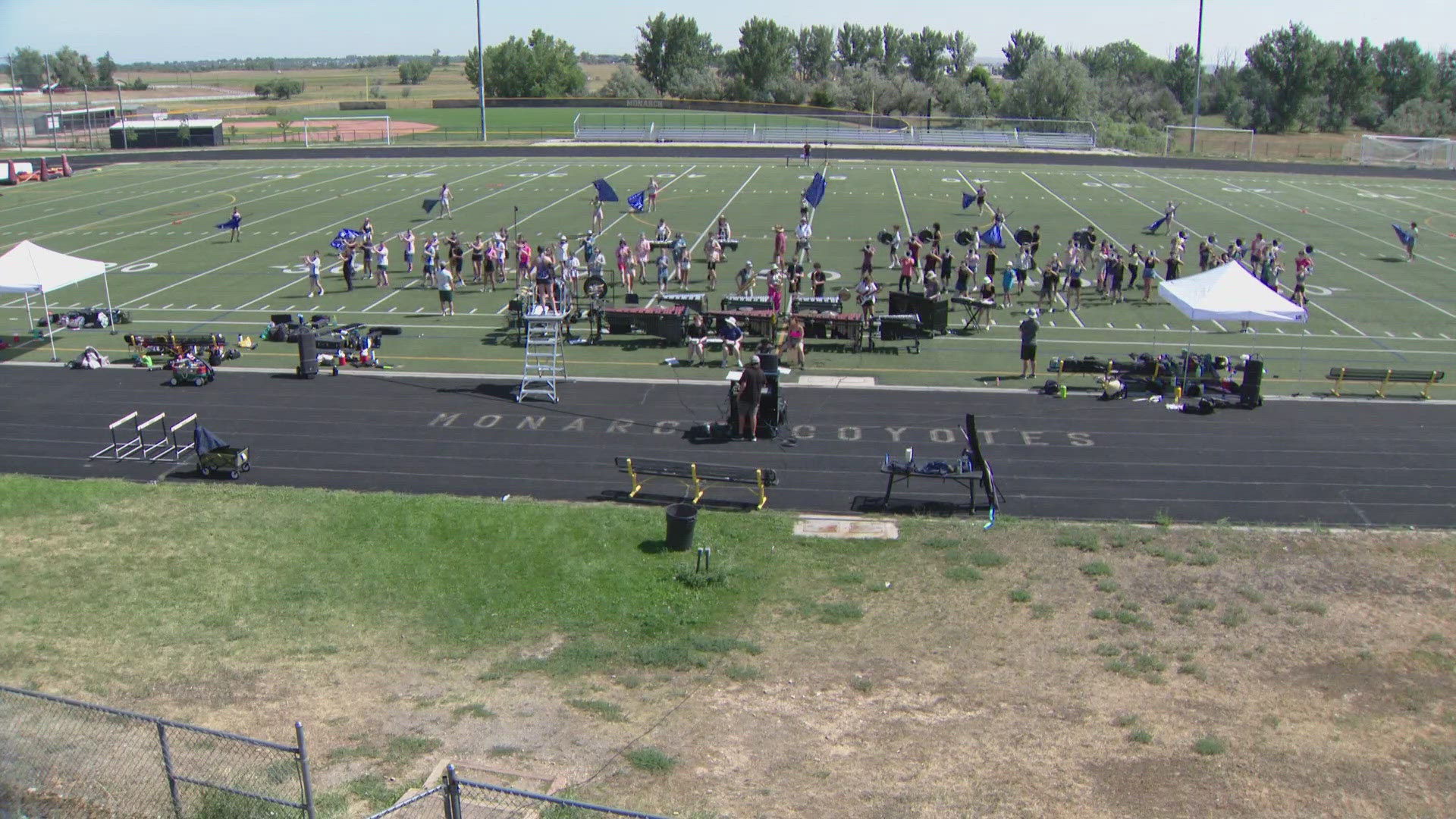 Monarch High School marching band is staying motivated after they earned a silver medal last year in the 4A state competition.