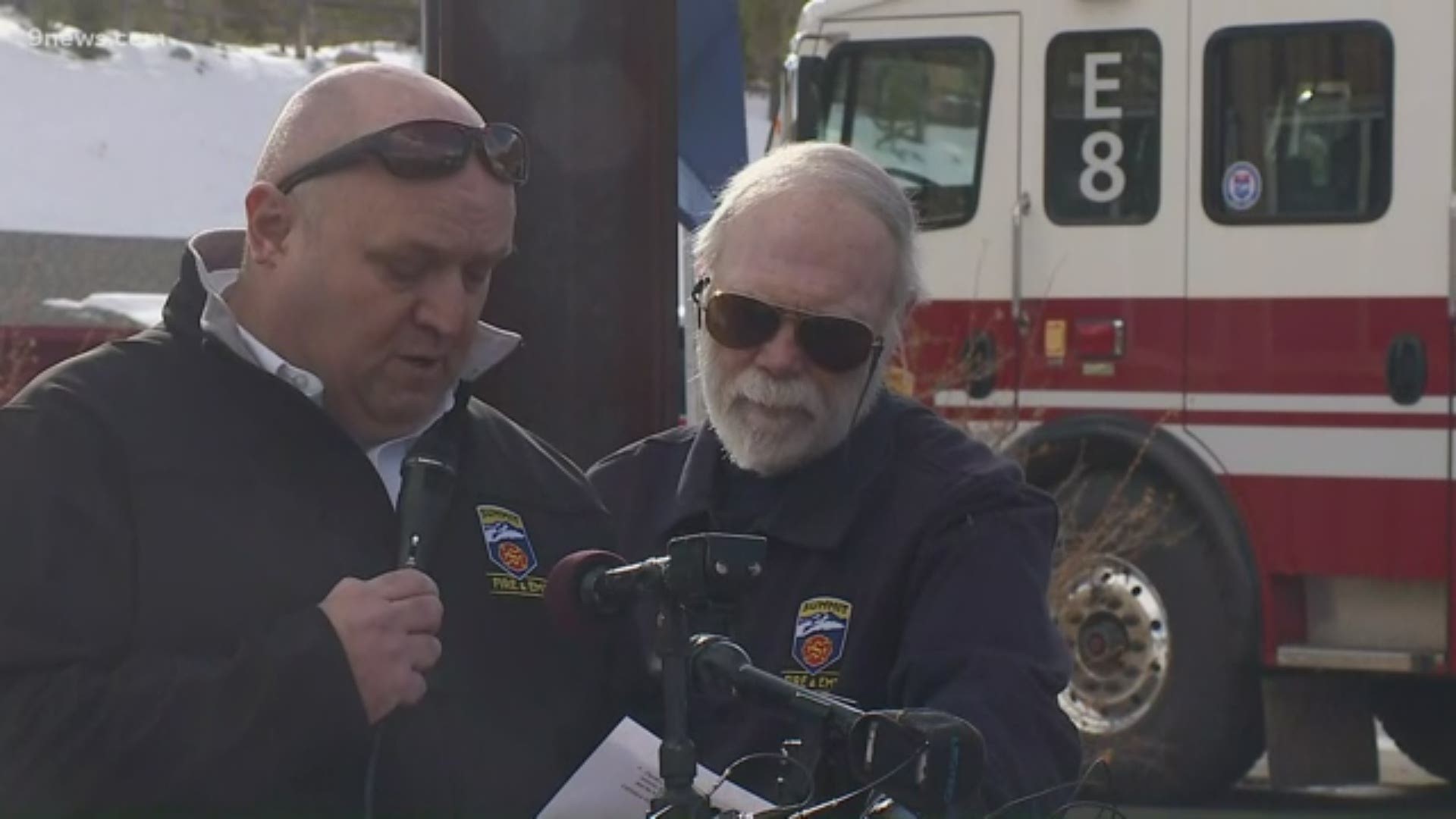 Summit Fire and EMS speak on the death of a 20-year veteran firefighter who died after falling from a building while battling a fire Saturday.