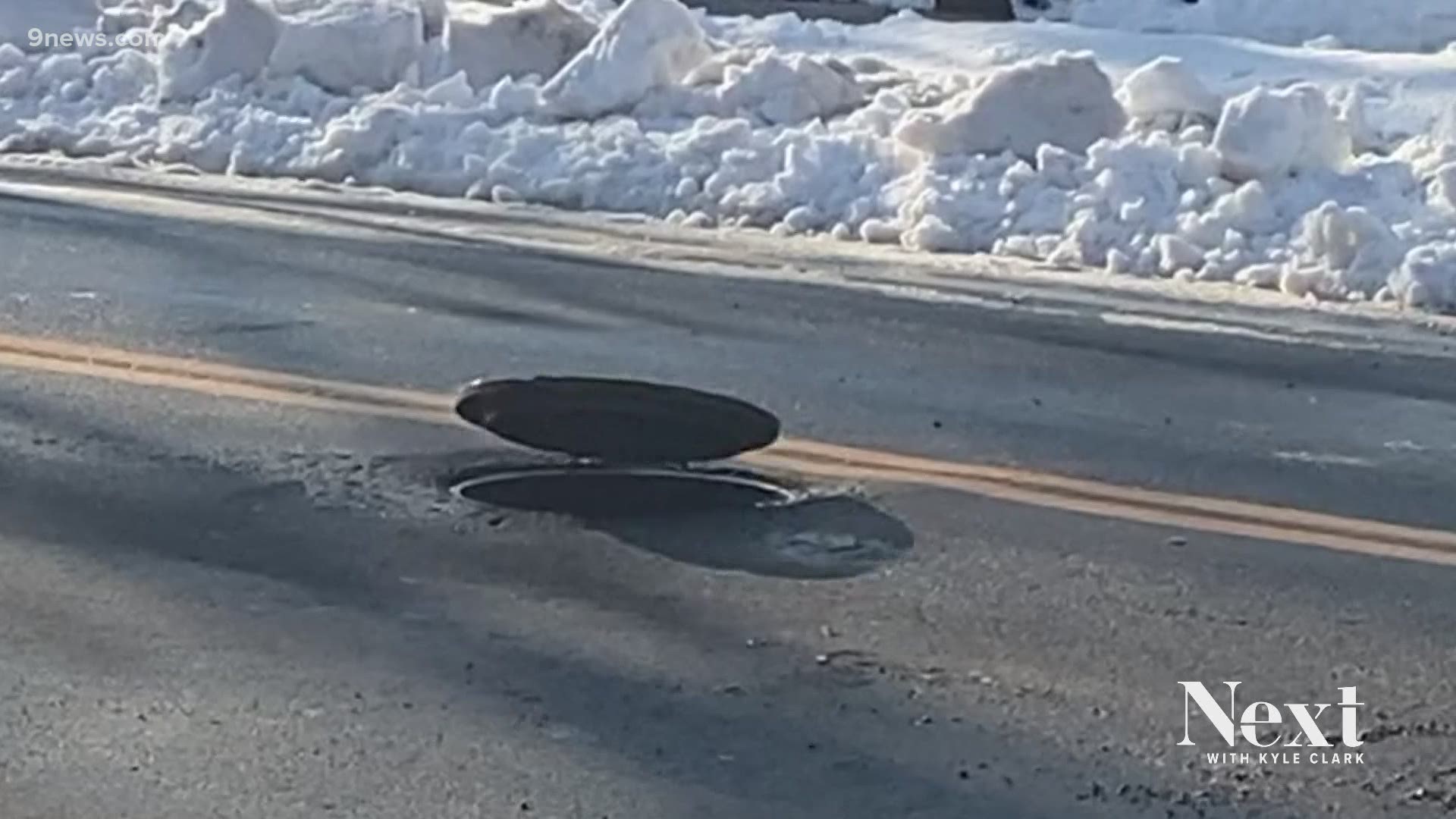 This is either the work of a ghost, a scary clown, some mutant turtles going through puberty, or an air bubble. Denver Water thinks that, likely, it's the last one.