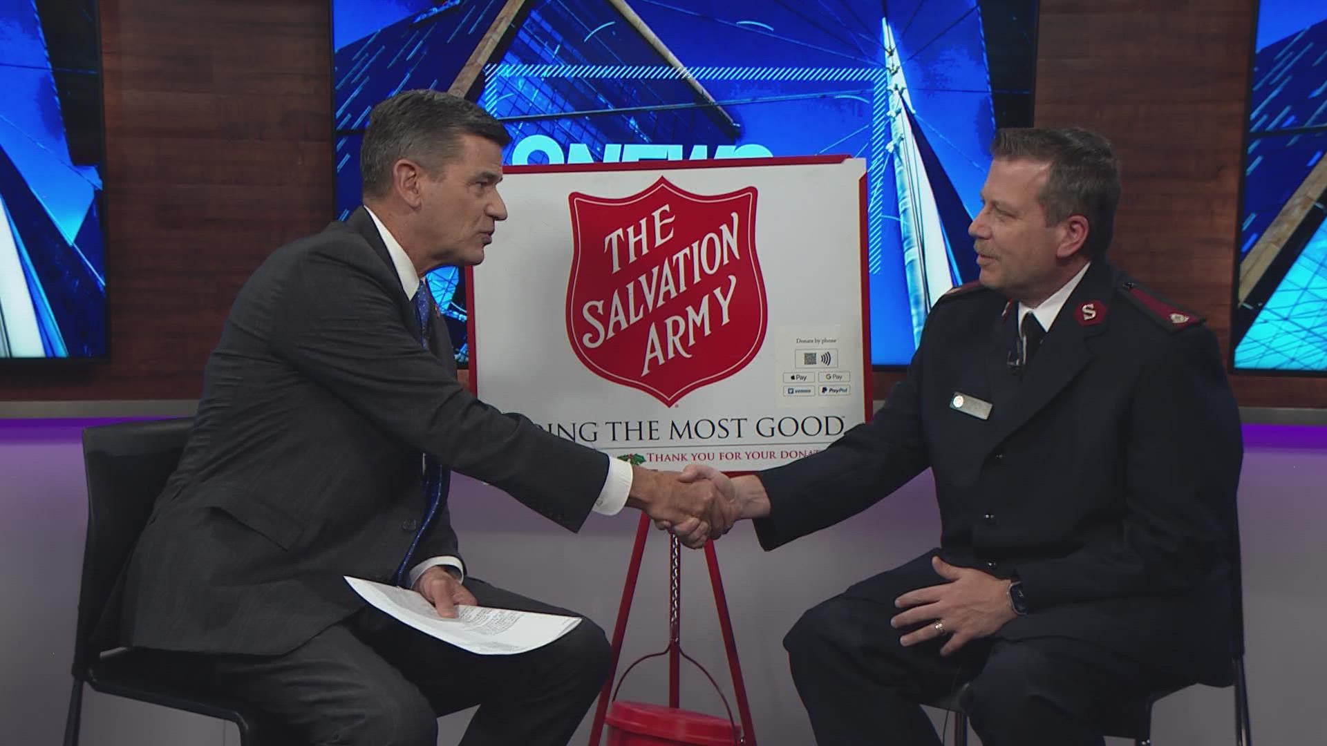 The holidays can be an especially hard time for families struggling. Joining us is Major Richard Pease with the Salvation Army.