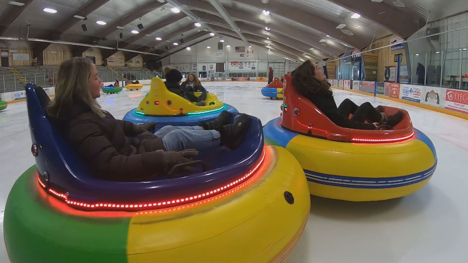 ice bumper car ride