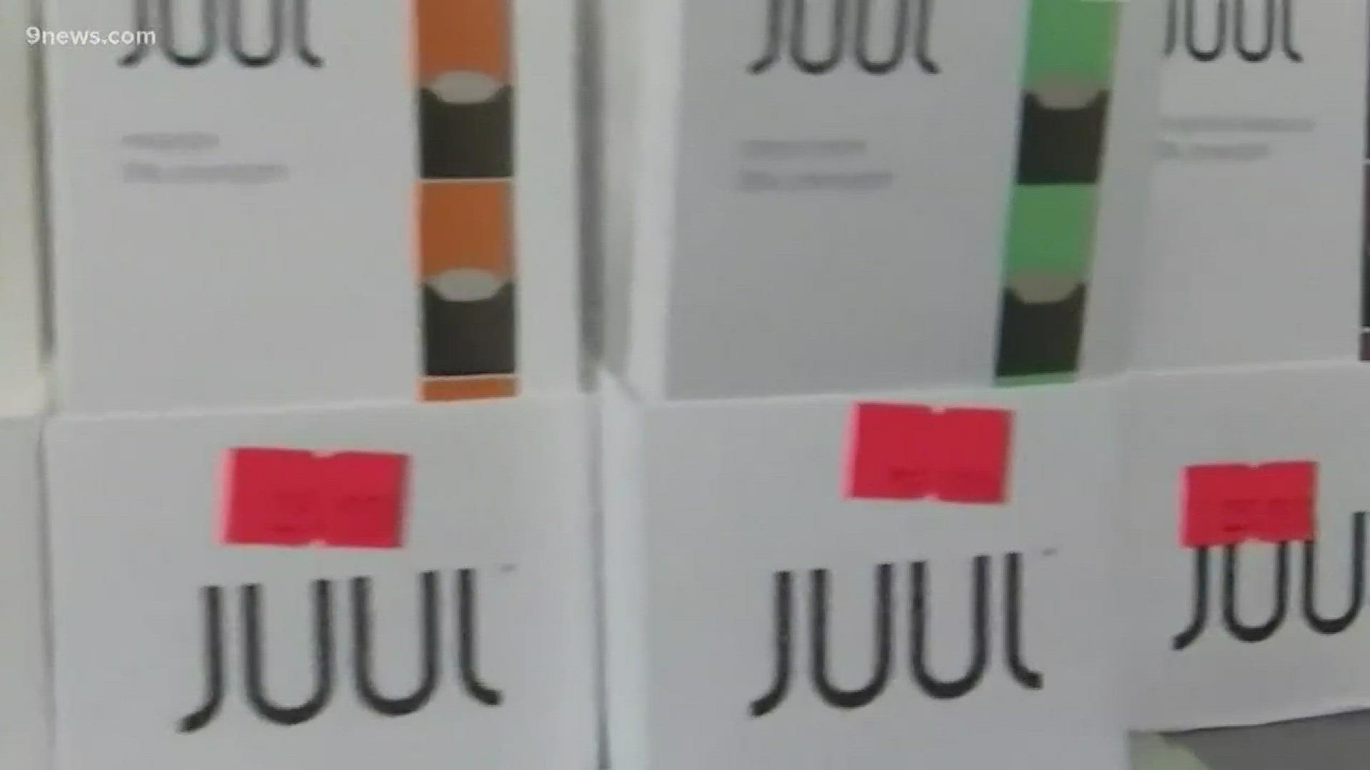 America's top e-cigarette maker is going to stop selling flavored 'pods' for their Juuls - but even ahead of that Colorado Quitline can now be used by kids as young as 12. E-cigs are to blame.