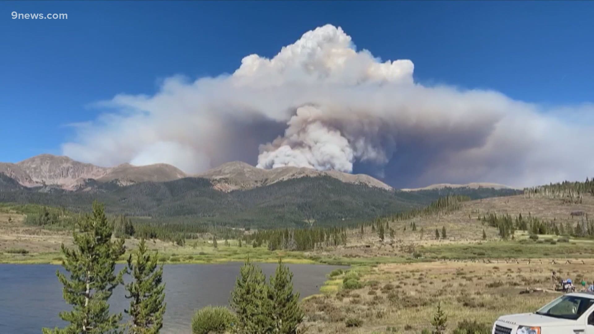 Colorado's wildfires have spread embers flying over the Continental Divide landing on the other side, starting spot fires as far as 30 miles away.