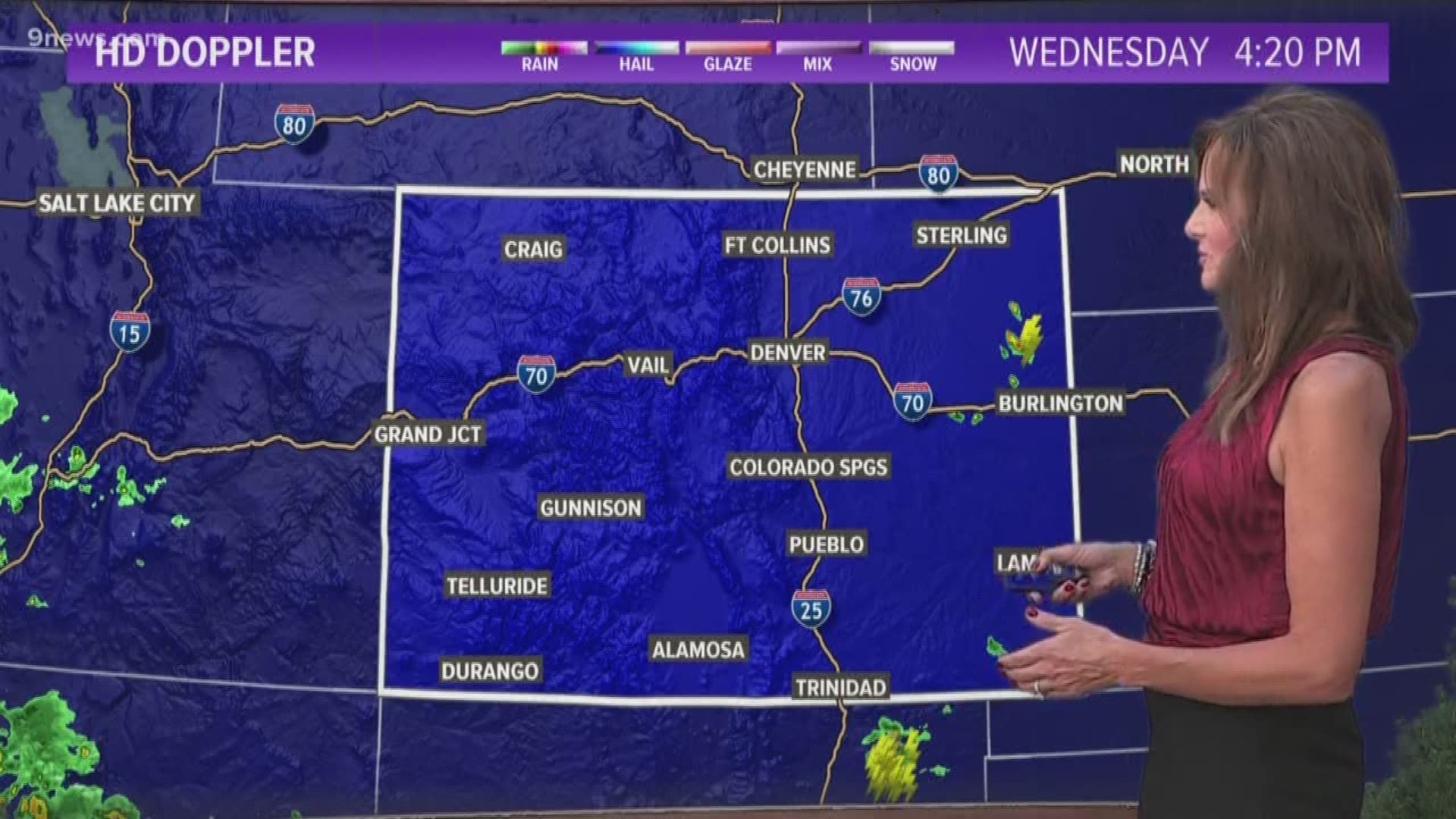 The low-90s came back on Wednesday after a couple of nice days in the 70s.