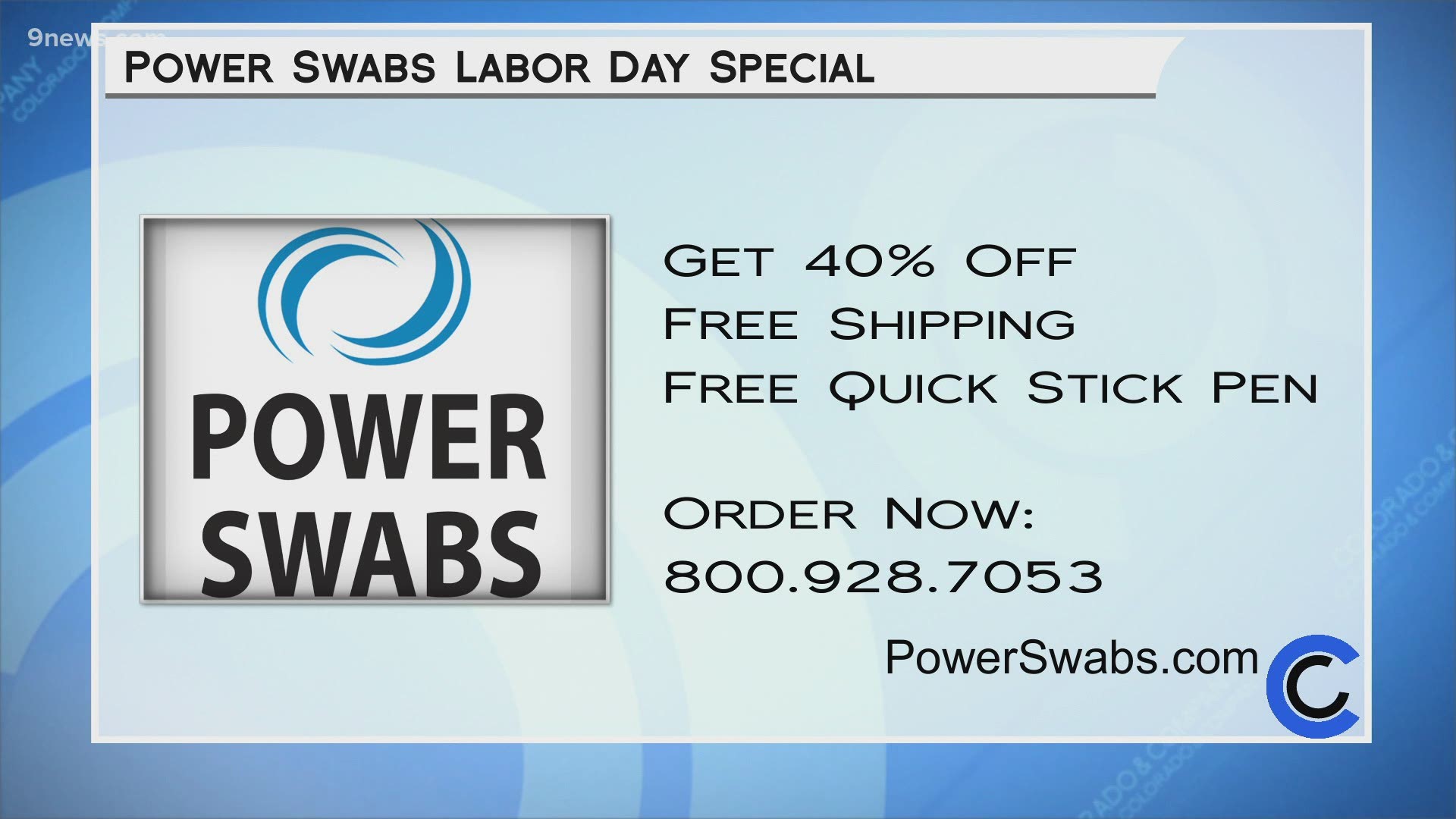 Power Swabs September 3, 2020
