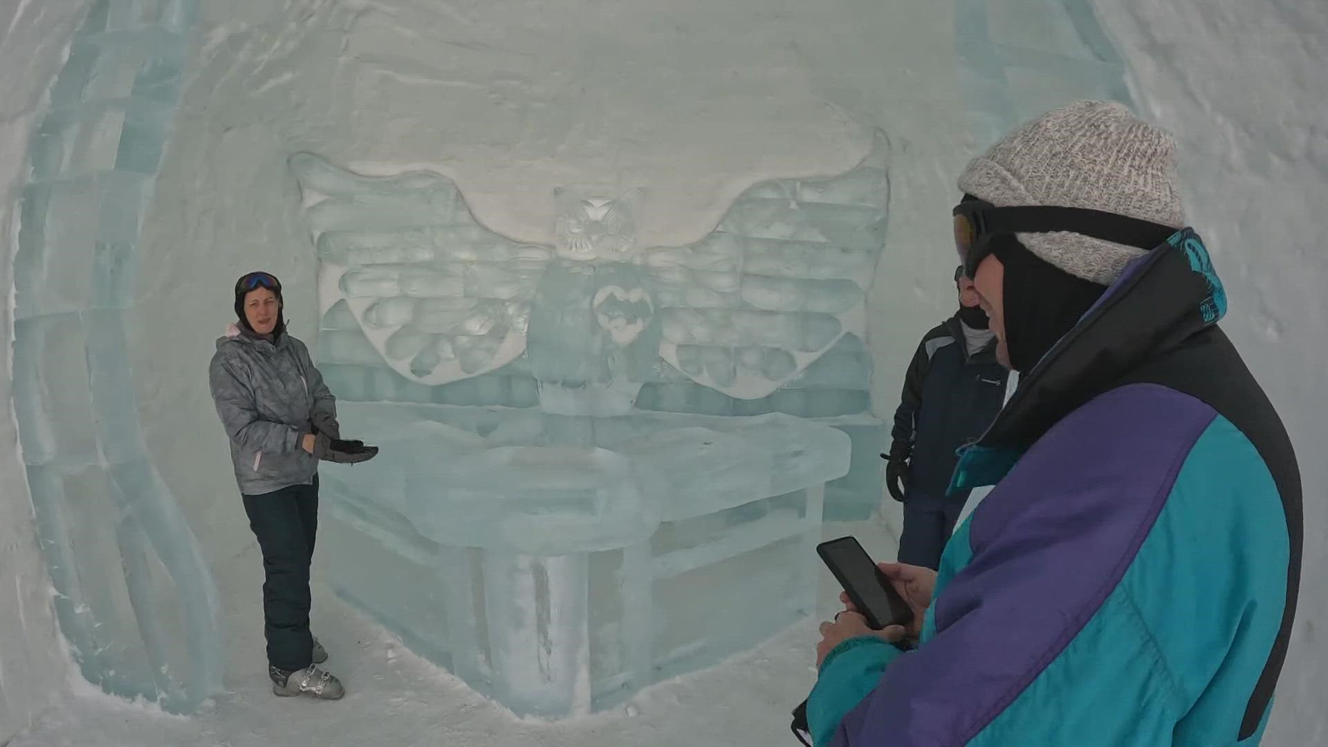 Keystone Resort recently built the world's largest mountaintop snow fort with slides and an ice cave set up at 11,600 feet.