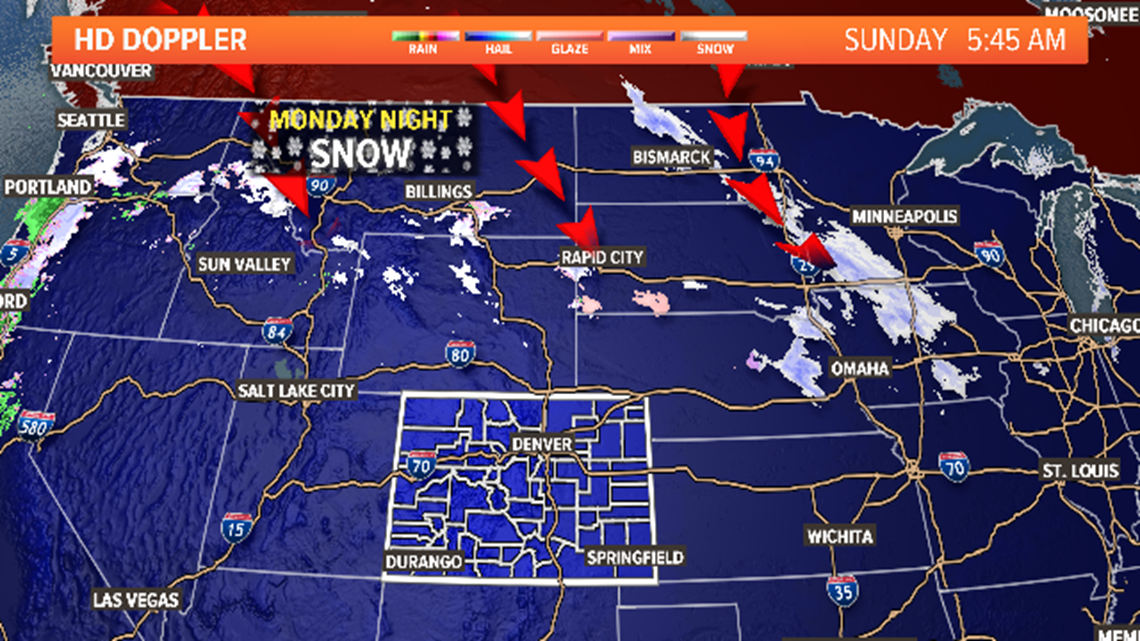 Winter storm expected to bring snow to much of Colorado early this week ...