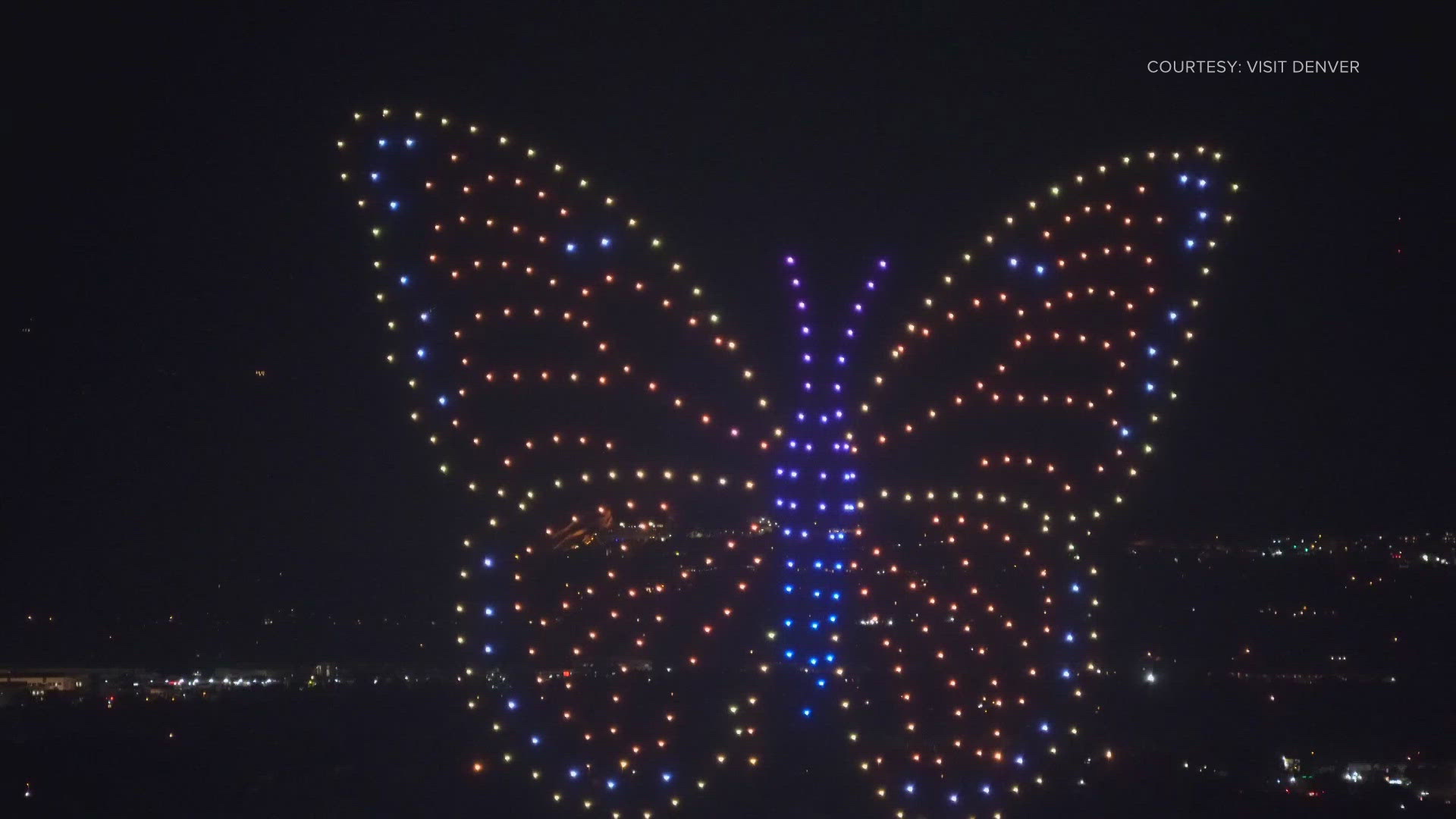 Hundreds of drones will take over Denver's skyline with dynamic holiday displays.