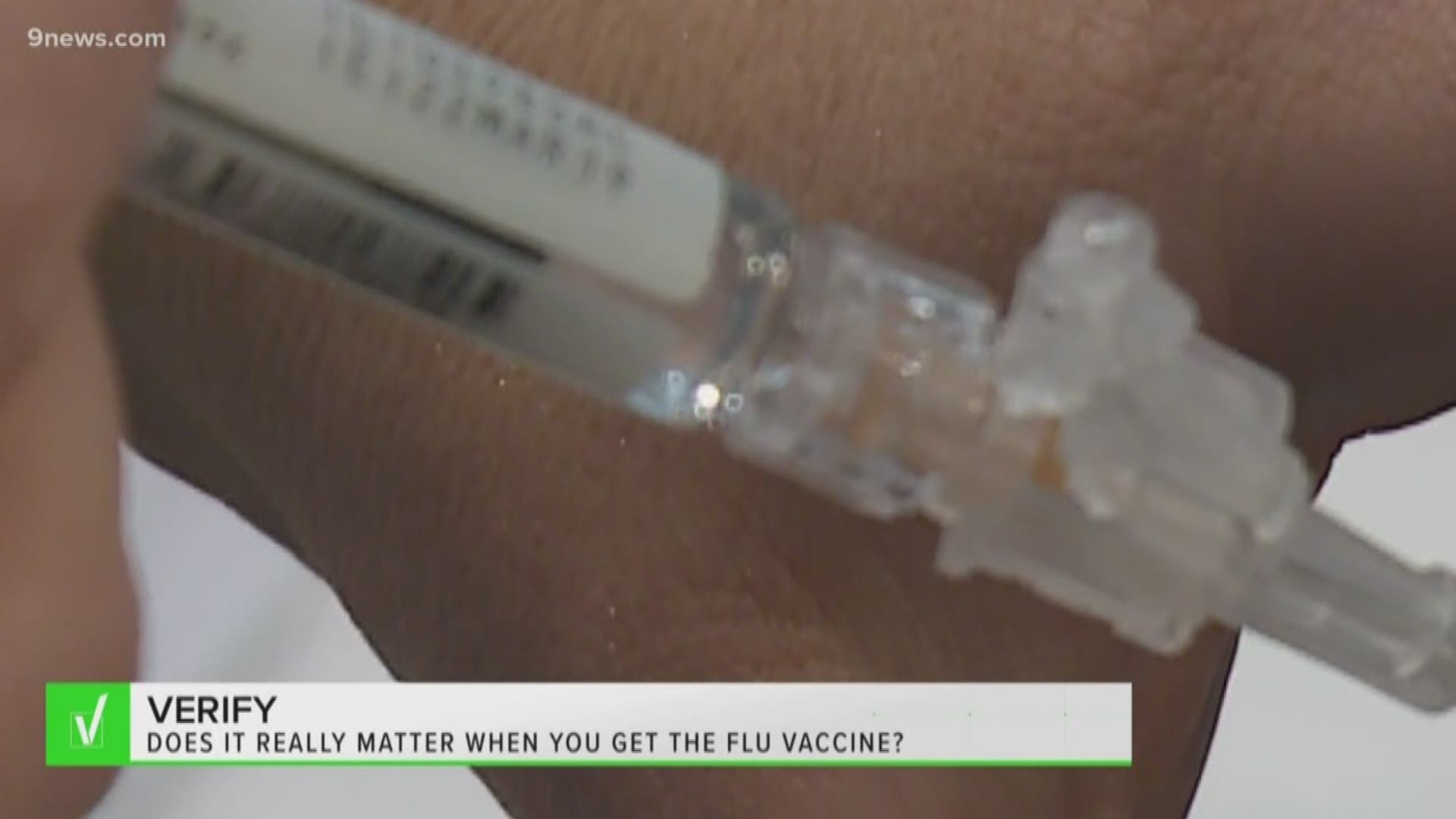 The flu season is almost here and our Verify team finds out if it really matters when you get the flu shot.