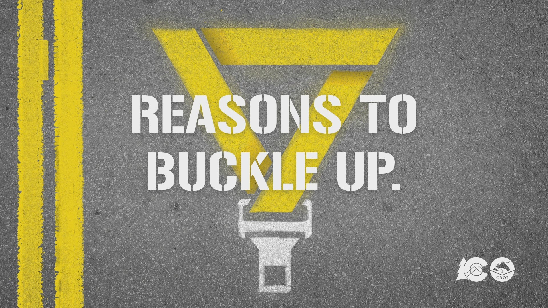 Buckle Up Save Your Life Sign, SKU: K-2043
