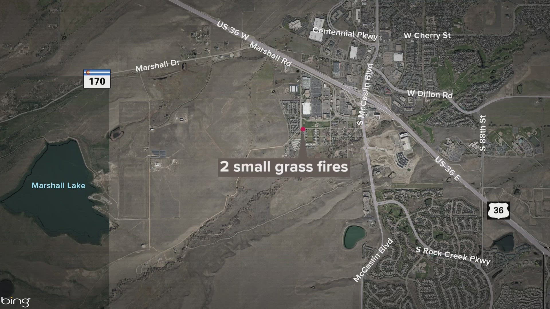 Small grass fires were reported on April 8 and April 11 near 7200 Coal Creek Drive, according to the Boulder County Sheriff's Office.