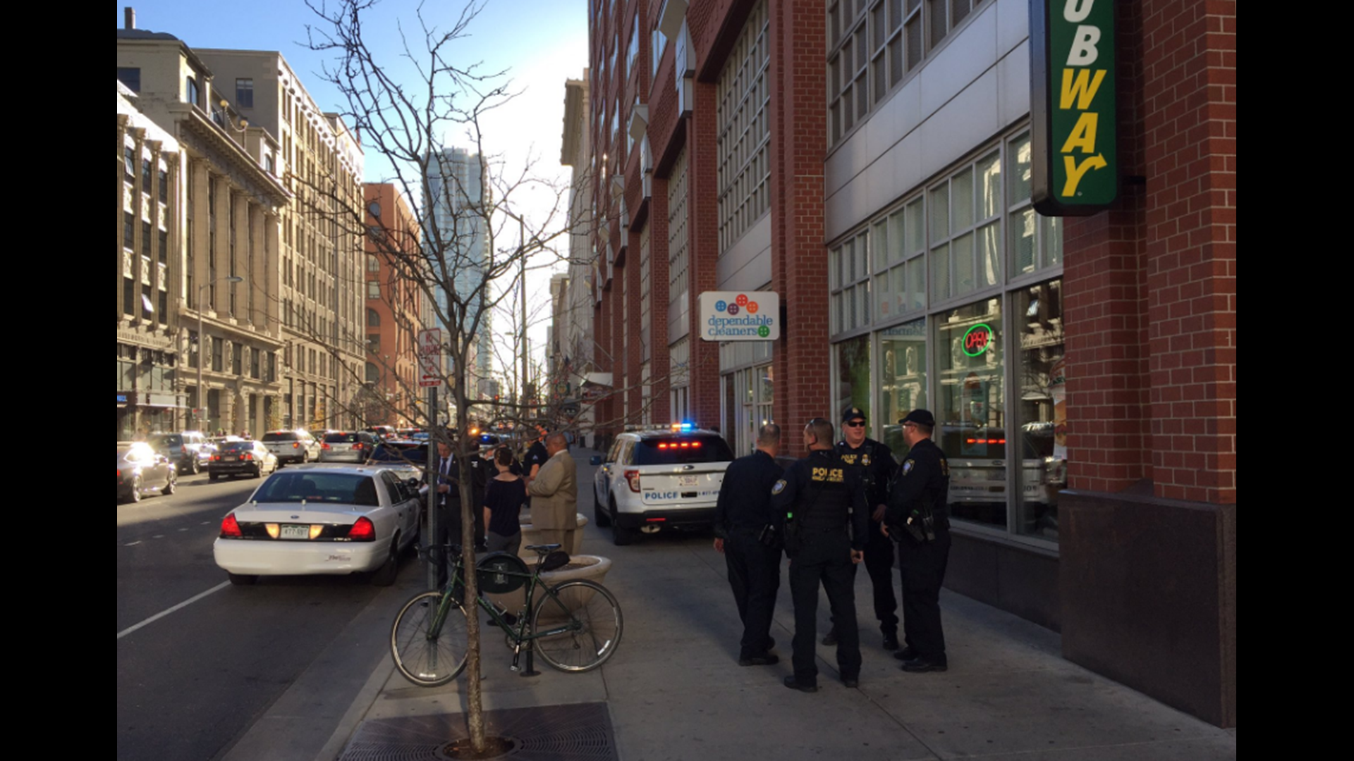 Suspects detained after double shooting in downtown Denver | 9news.com