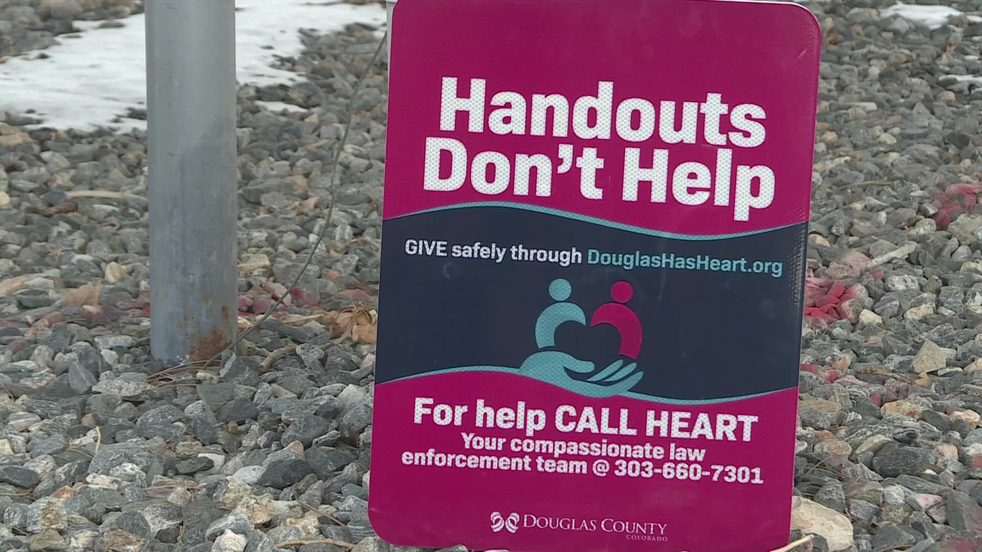 Douglas County is trying to tell people handouts don't help and get them to donate to nonprofits instead. Why? They're citing public safety concerns.