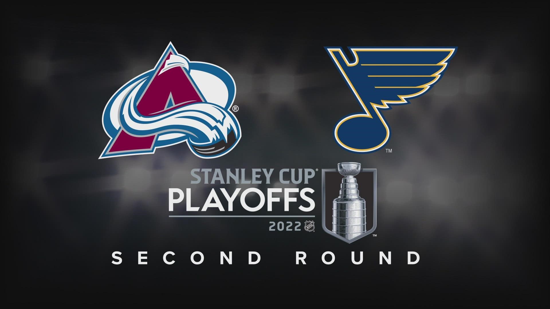 Colorado and St. Louis face each other in the second round of the 2022 NHL playoffs.