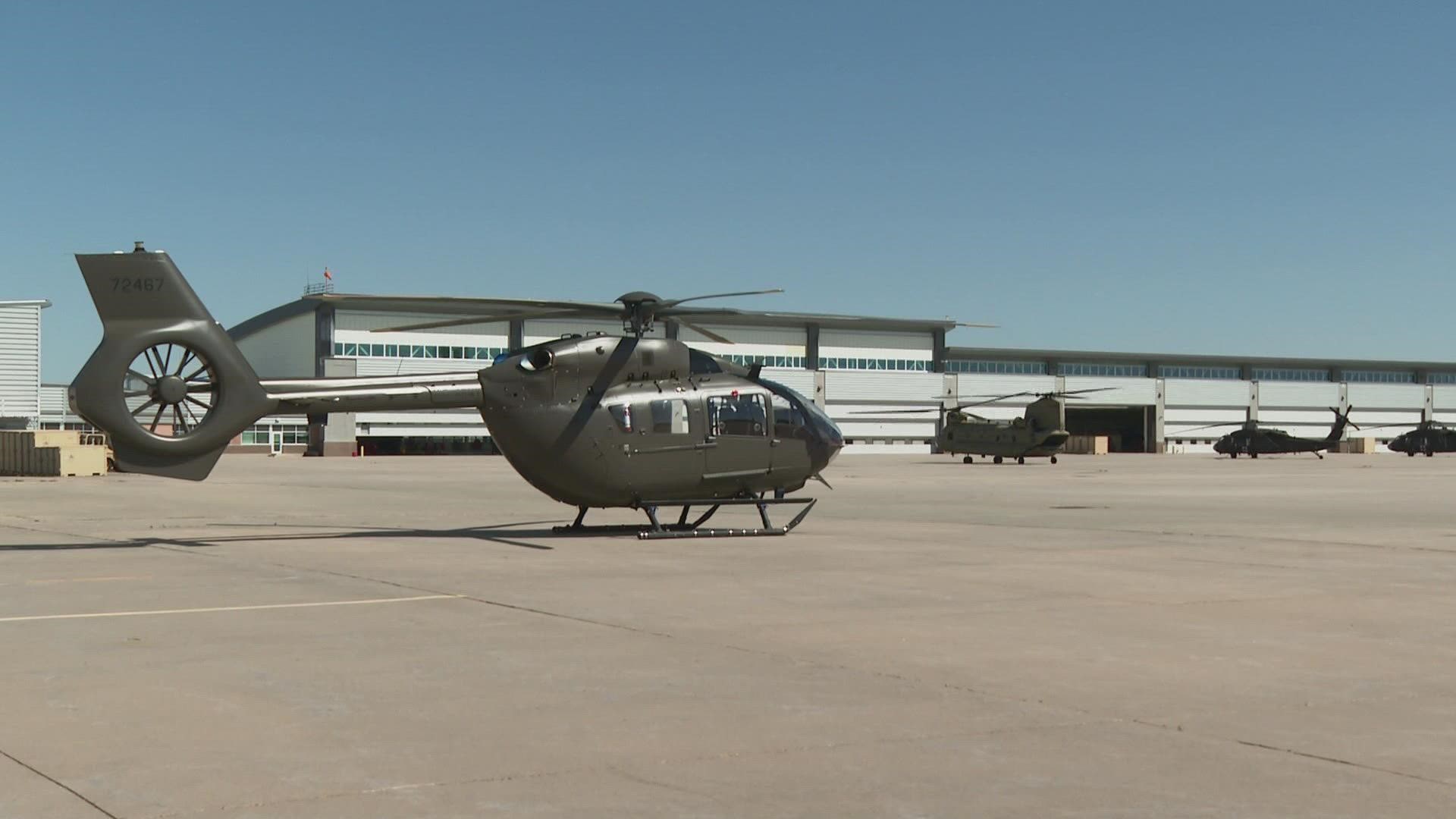 The Department of Defense bought 18 of these helicopters - and Colorado received two.