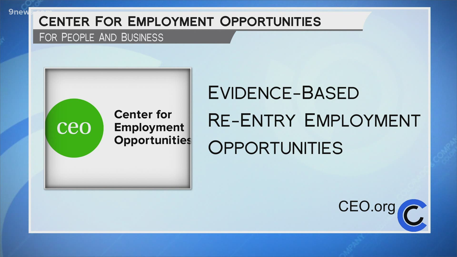 The Center for Employment Opportunities is the largest re-entry employment provider in the country. Learn more and support their efforts at CEOWorks.org.