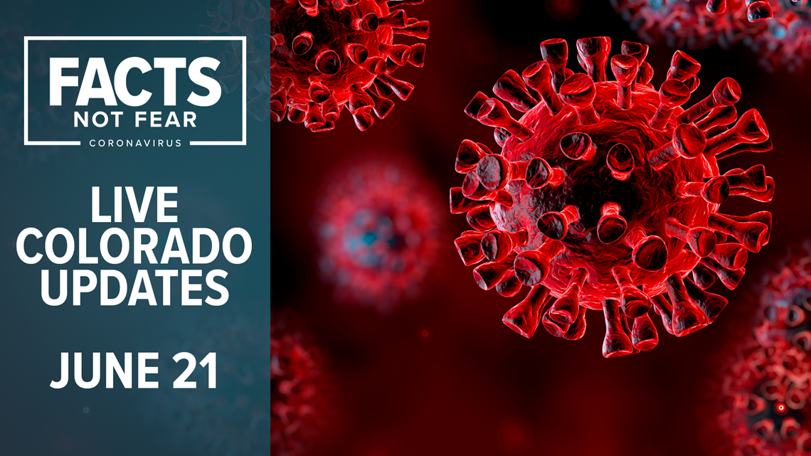 Colorado coronavirus update: Number of COVID cases as of June 21 ...