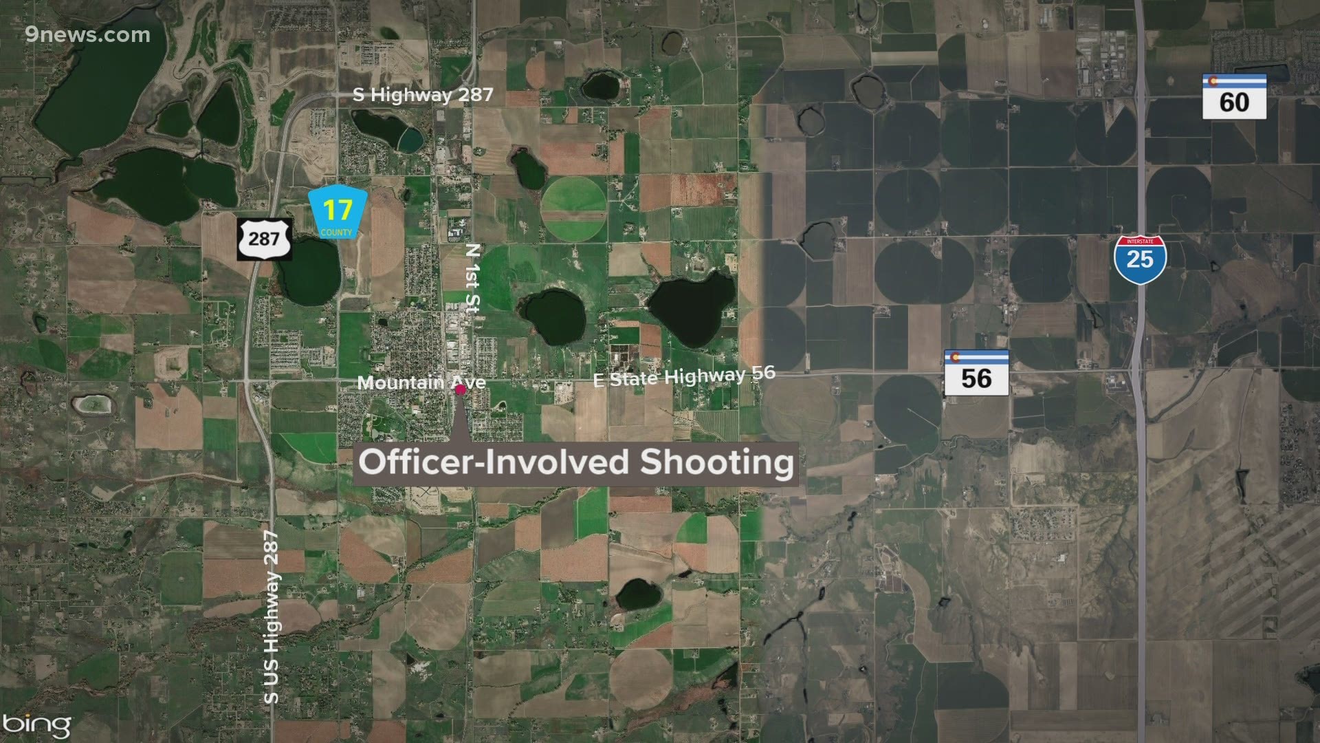 The shooting happened Wednesday night near 2nd Street and Welch Avenue in Berthoud.