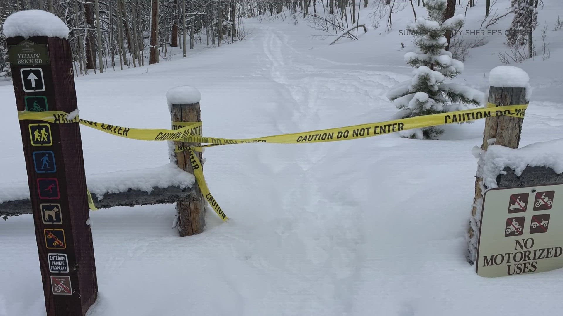 The property was evacuated after water rushed into the home near French Gulch and Sallie Barber roads, east of Breckenridge.