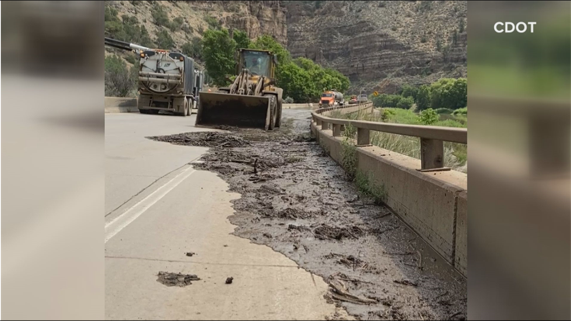Debris in Colorado River at Glenwood Canyon continues to flow - Vimarsana News