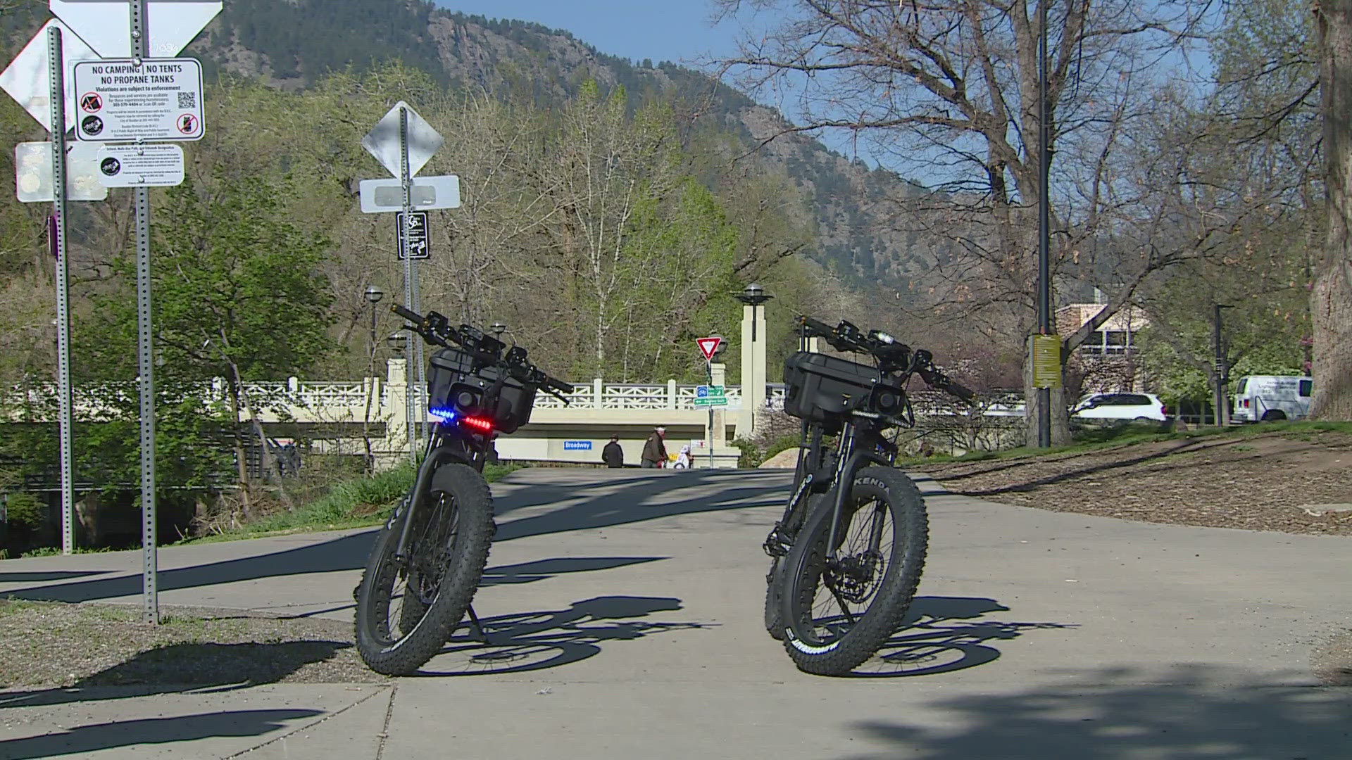 The Boulder Police Department received two e-bikes last month, making it easier to respond to traffic stops or assist with medical help.