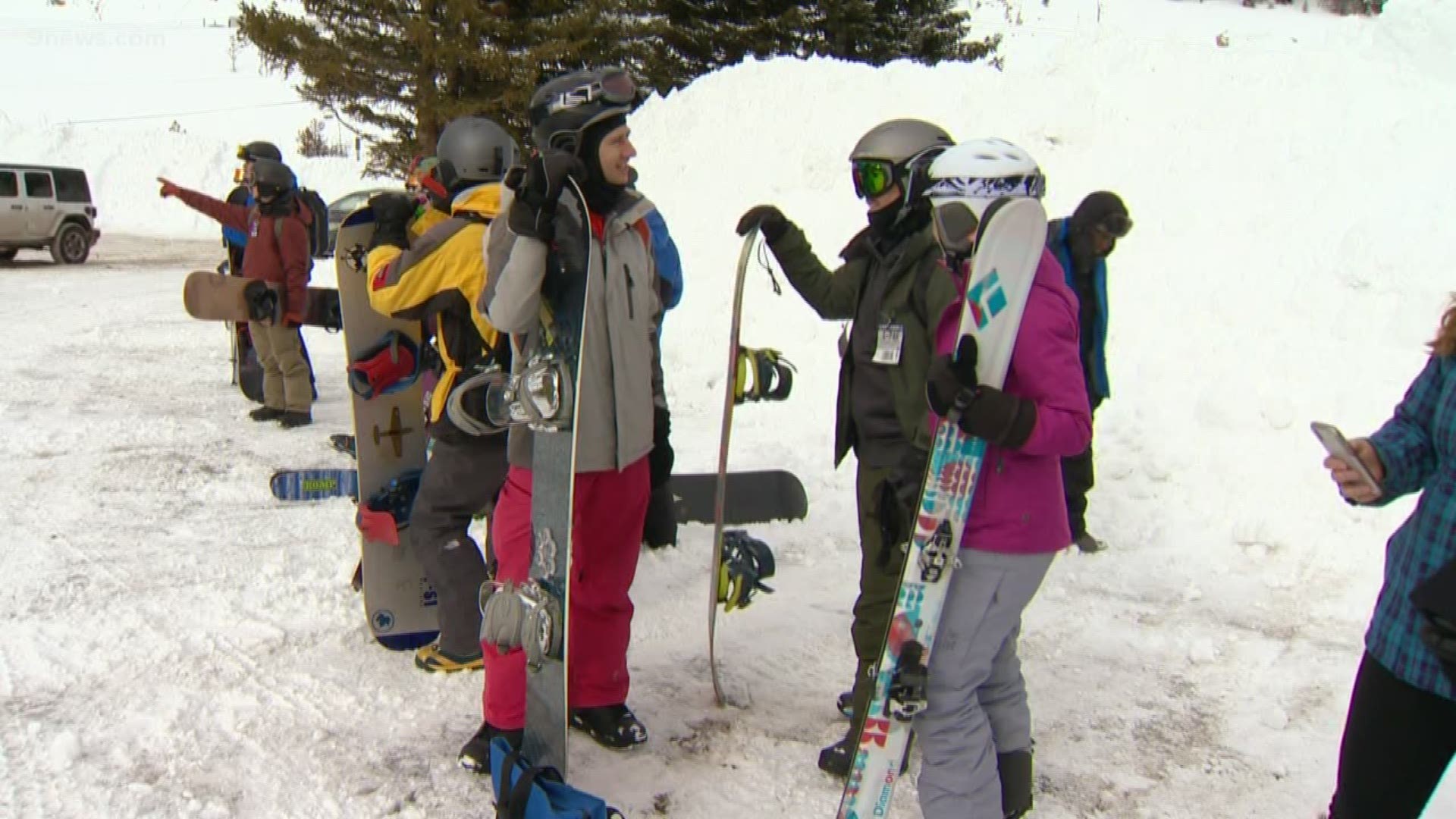 Loveland Ski Area got more than three feet of snow over a 48-hour time frame. After hours of closures along I-70 Friday, drivers braved traffic Saturday for powder.