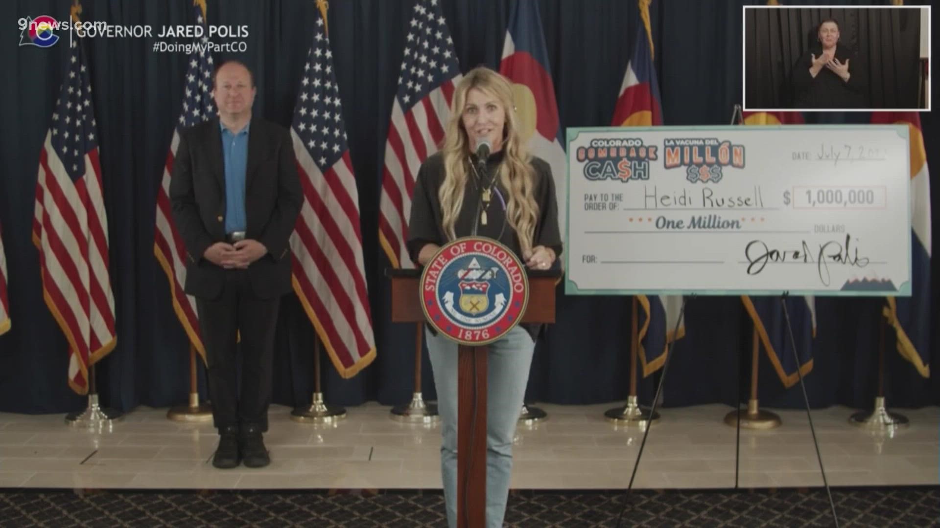 Colorado Gov. Jared Polis named the final $1 million winner and the five $50,000 scholarship recipients.