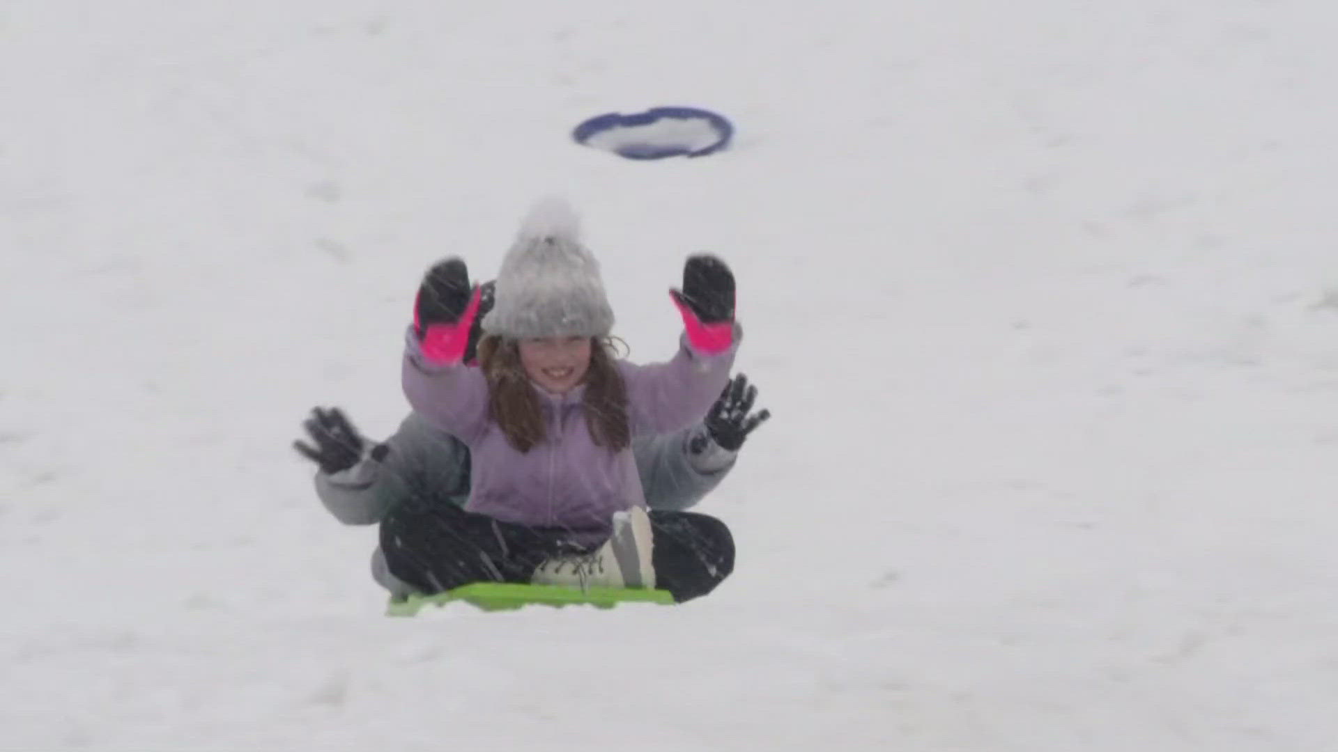 Steve Staeger went sledding and asked folks our favorite Friday question, "What's your good news?"