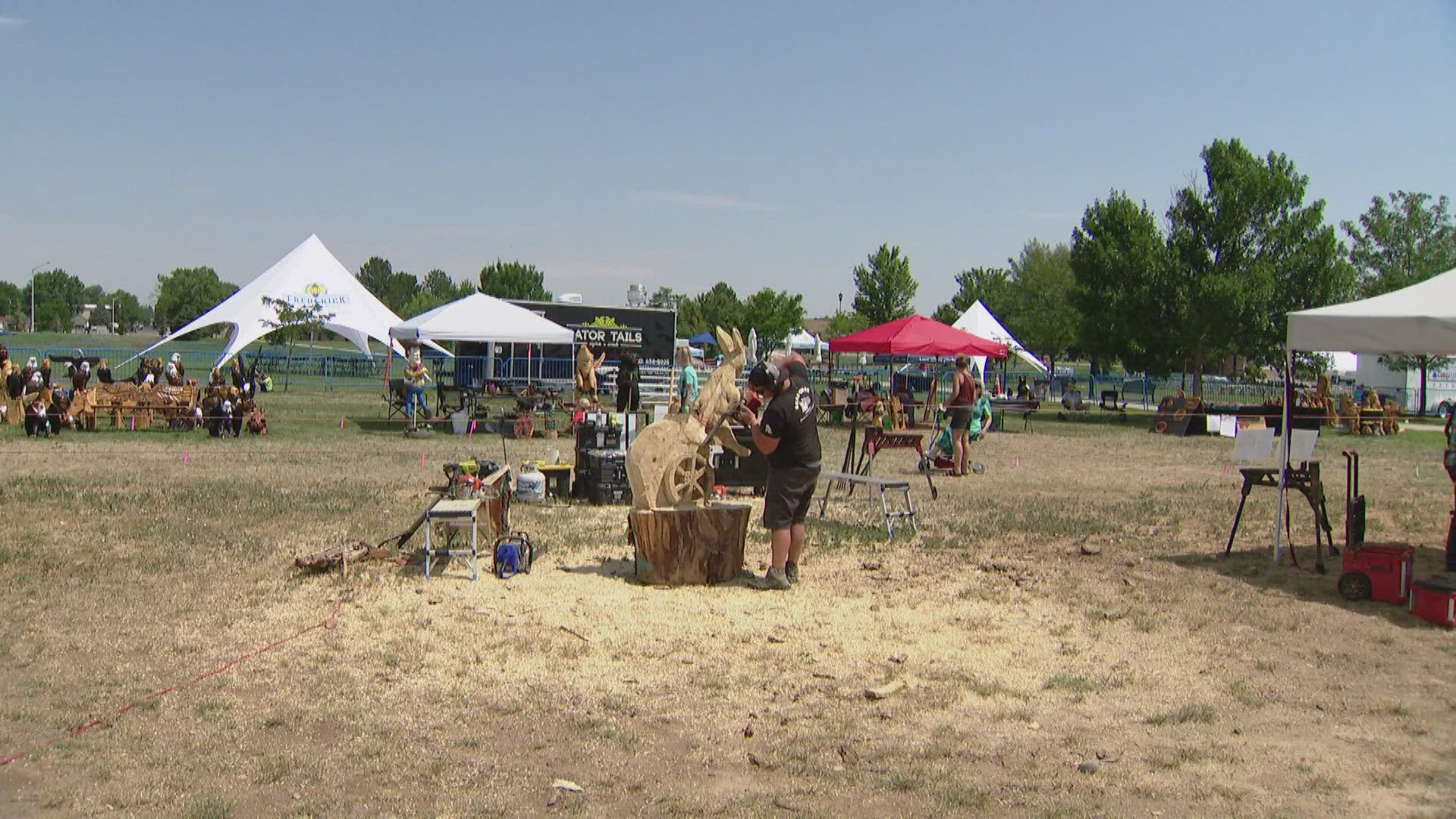 We went to Frederick's Chainsaws and Chuckwagons events and asked our favorite Friday question, "What's your good news?"