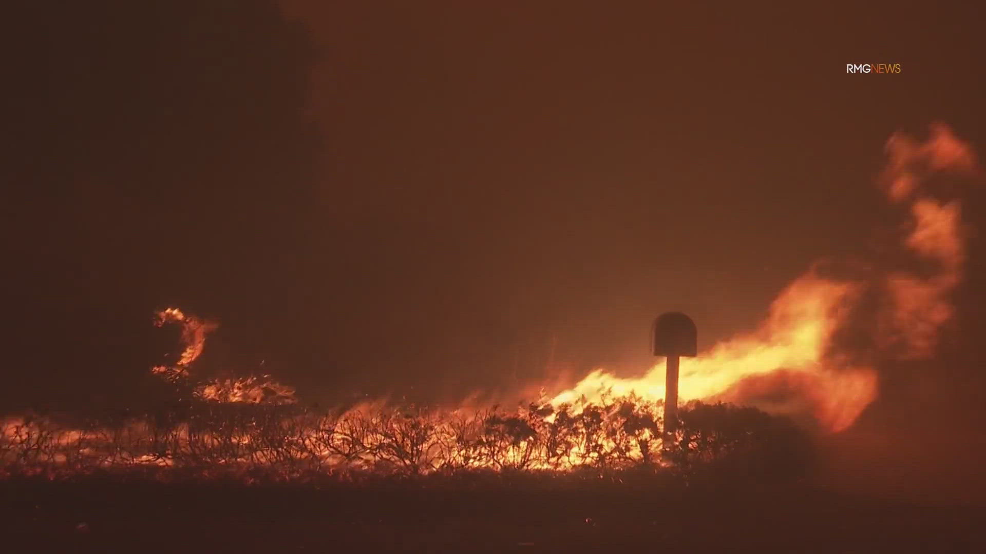 Forecasters say powerful winds and dry conditions are creating a particularly dangerous situation.