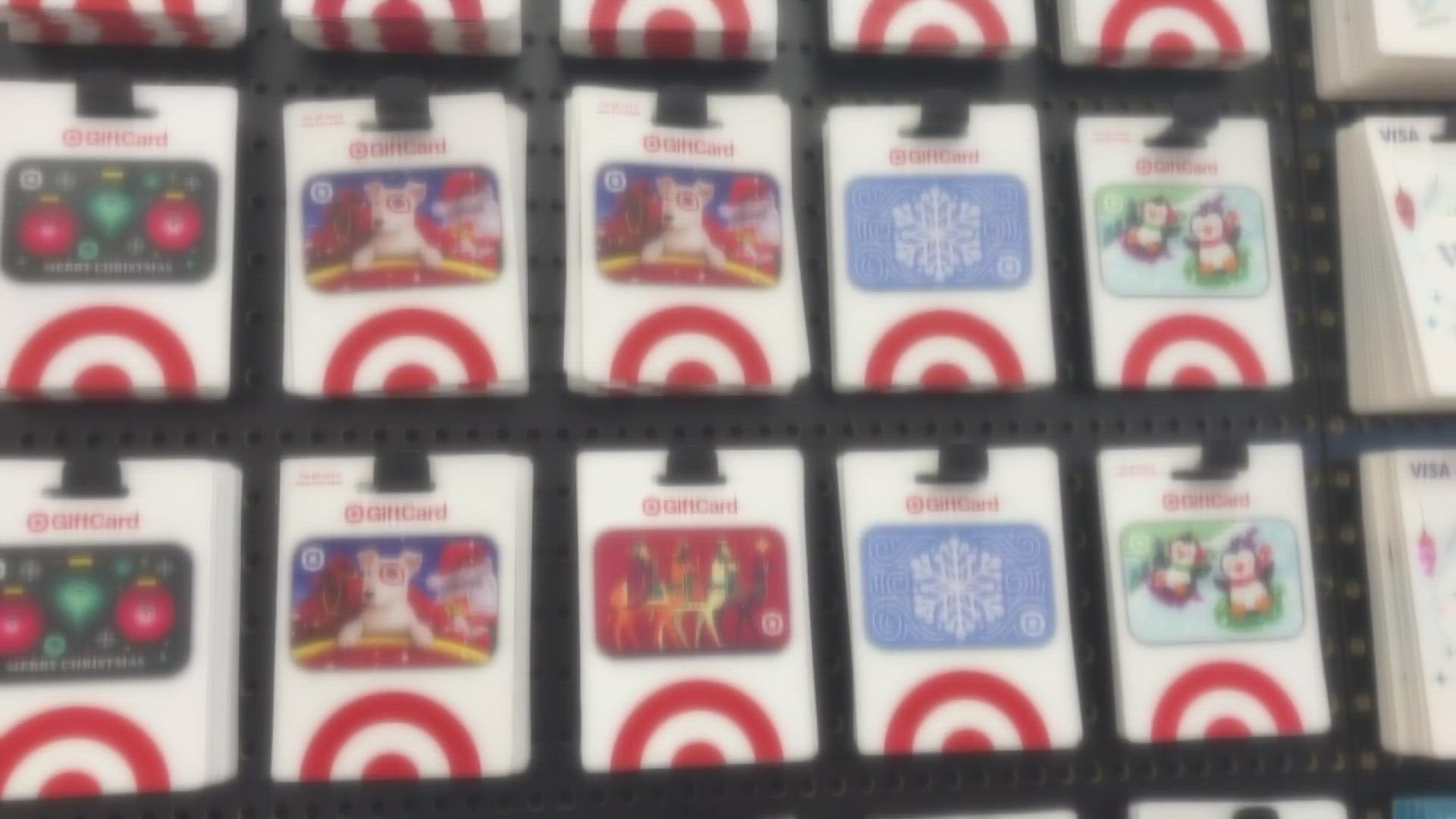 Seasonal Video Game Gift Card Display