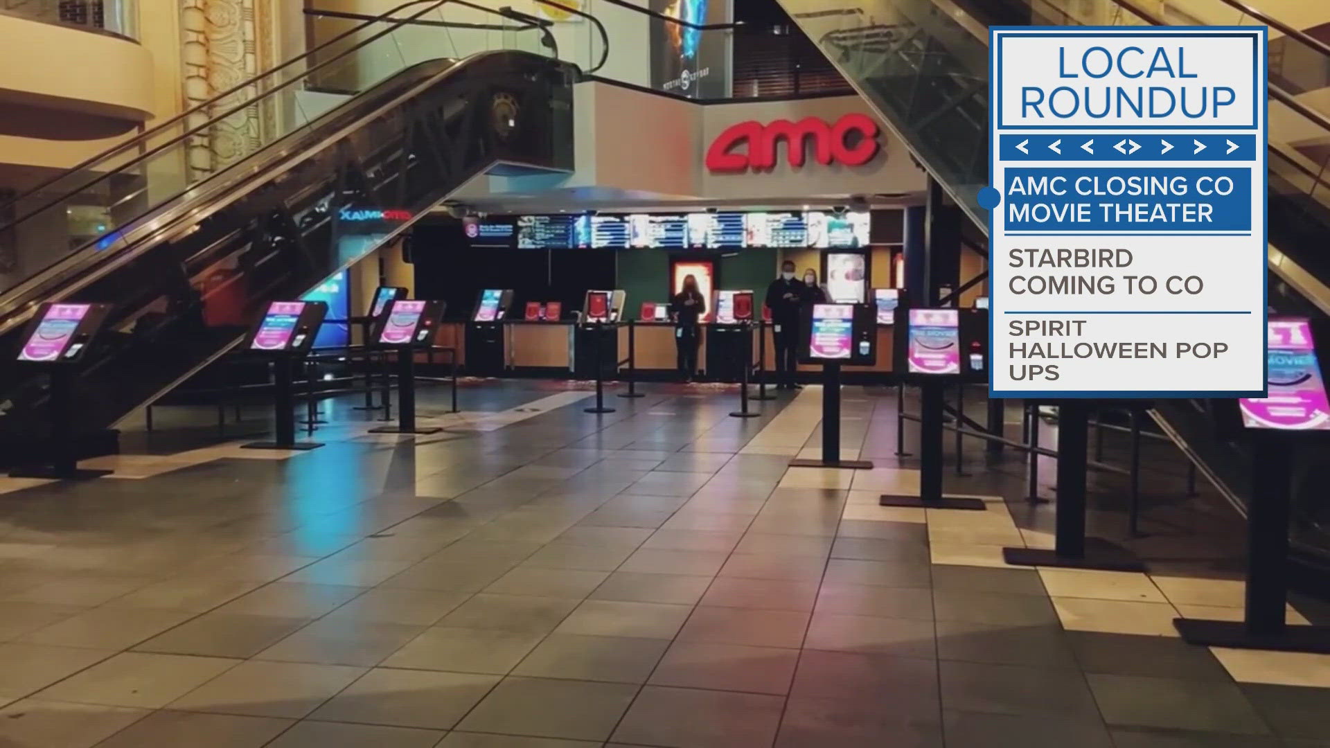 AMC Theatres will permanently close its Twenty Mile 10 cinema in Parker.