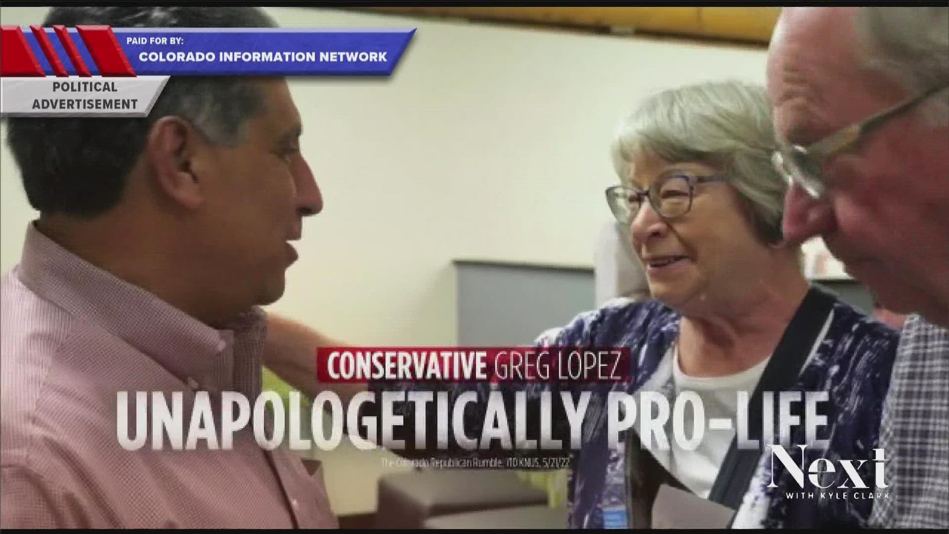 We know Democrats are meddling to try to pick the candidate they want. An ad about GOP gubernatorial candidate Greg Lopez calls him too conservative for Colorado.