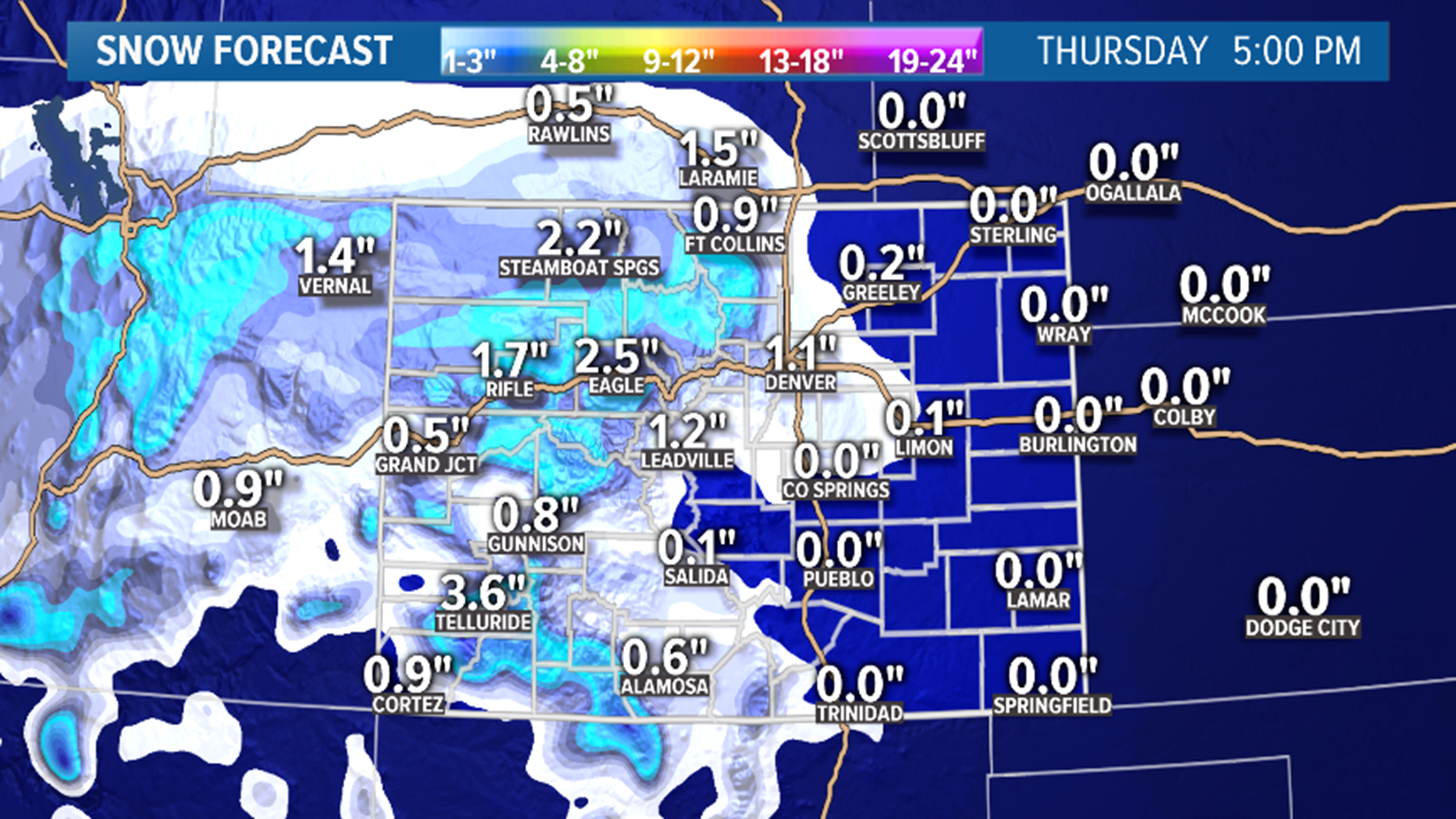 Snow Blog: Slow start to December before first snow of winter | 9news.com