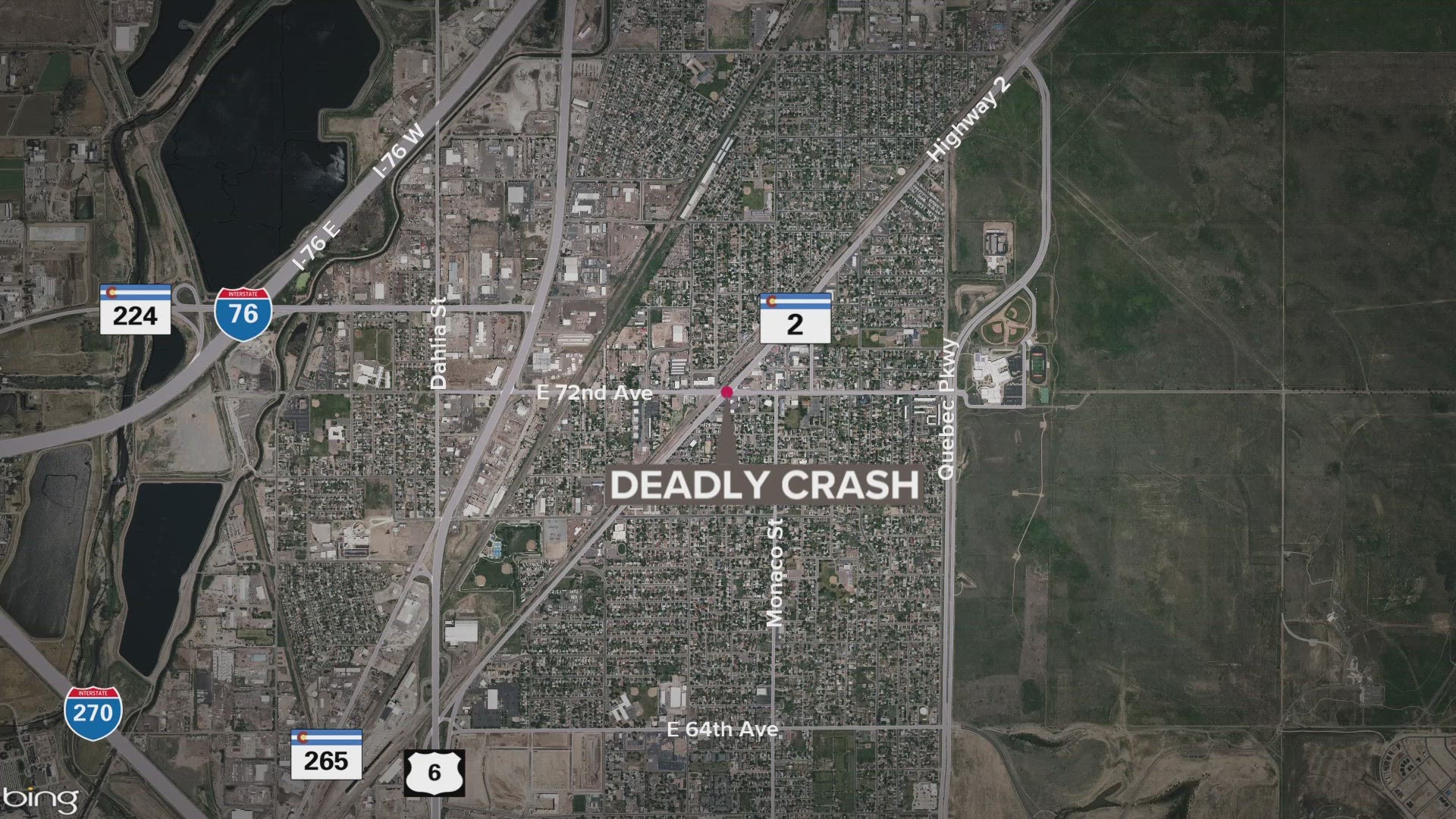 The Commerce City Police Department is investigating a crash that killed two people.