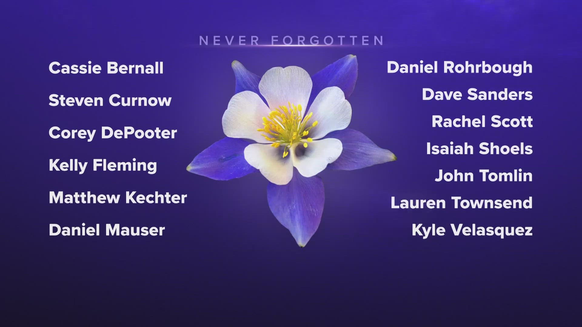 Every year, we remember the 12 students and one teacher who died in the shooting at Columbine High School in 1999.