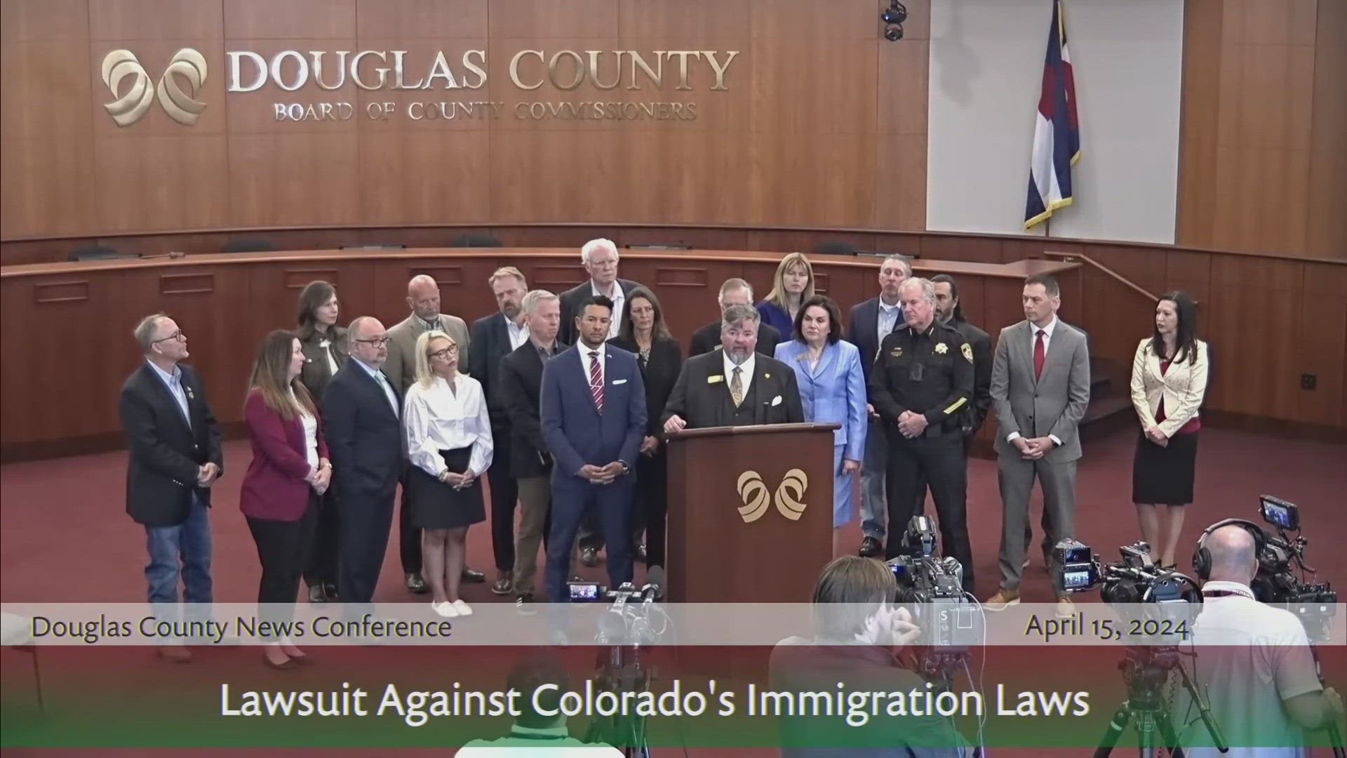 Douglas and El Paso counties are suing the state claiming two laws violate the state constitution regarding immigration and working with federal authorities.