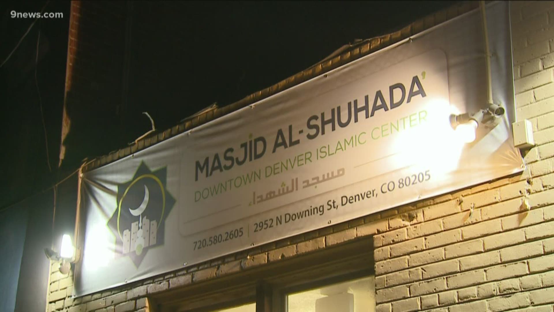 The Denver Police Department is investigating the incident, and as a precaution is increasing patrols around Denver mosques.