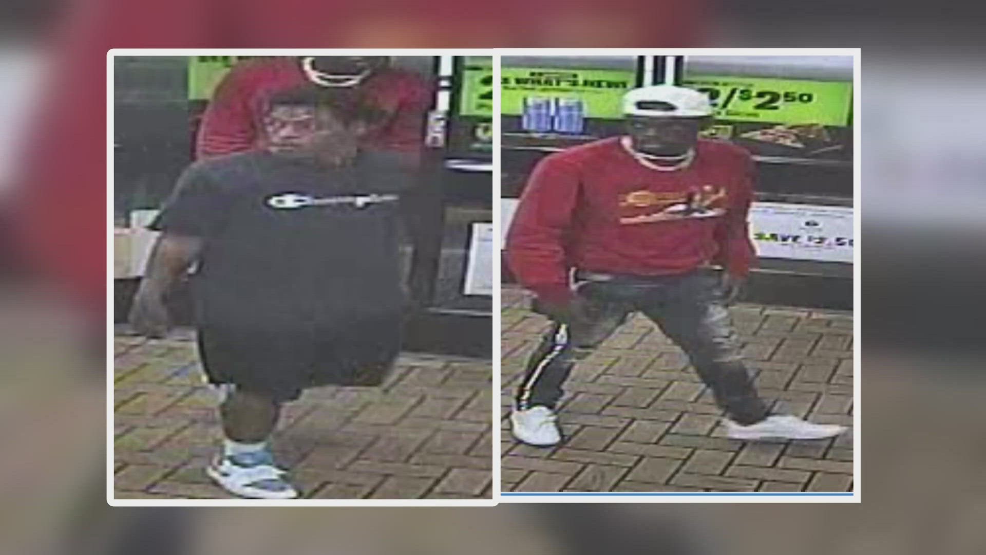 Arvada Police are looking for two men wanted in connection to a shooting that injured three people early Friday morning.