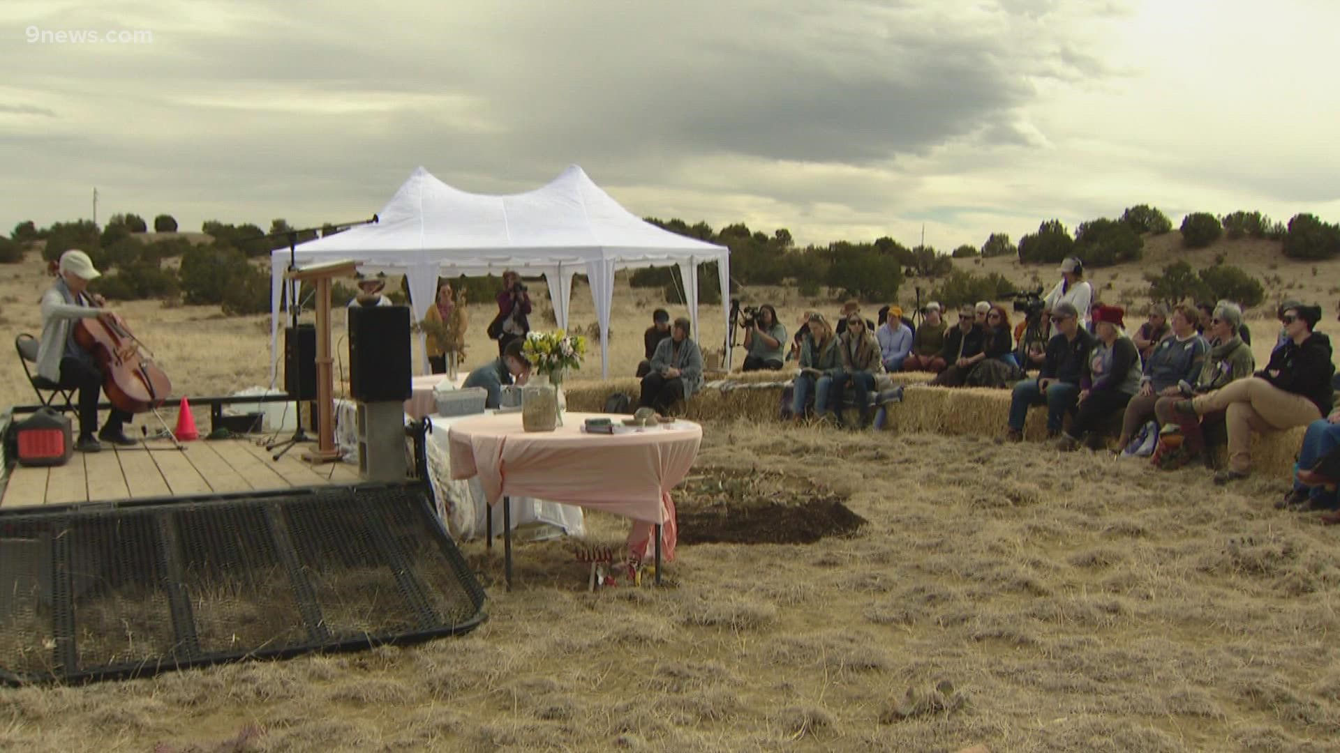 Human composting became legal in Colorado last year as a green alternative to burial or cremation.