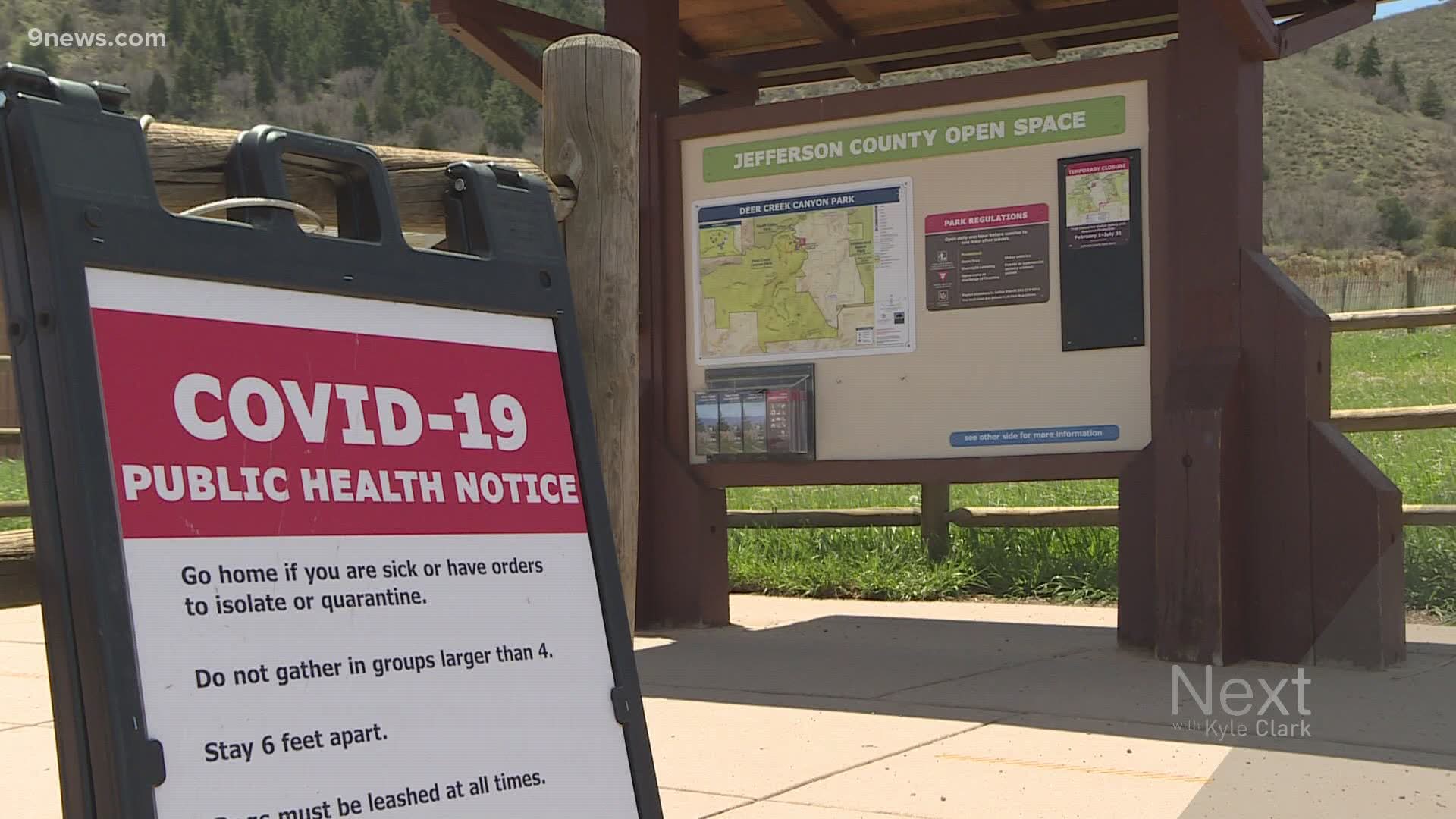 Rangers in Colorado have noticed an uptick of trail traffic during COVID-19, but in places like Jefferson County, there may not be money for trail maintenance.