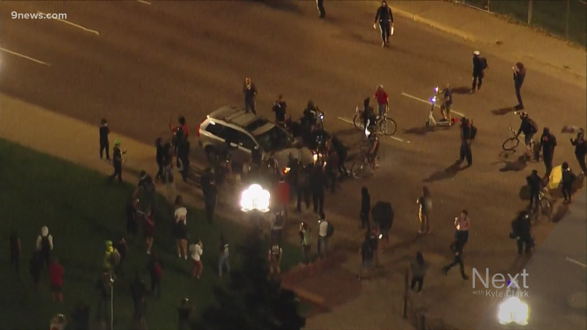 Denver Police told us officers do their best to block protests like the one that happened this week, when a car drove through a crowd.