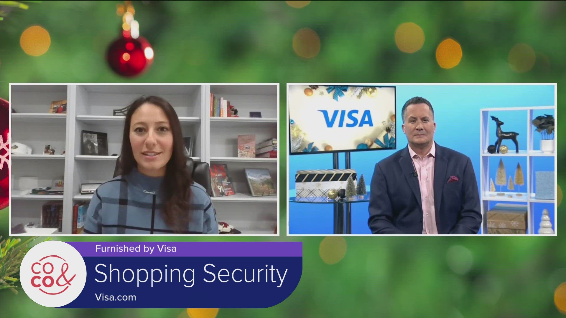 Make sure your holiday purchases are safe and secure this season with Visa. Visit Visa.com to learn more.