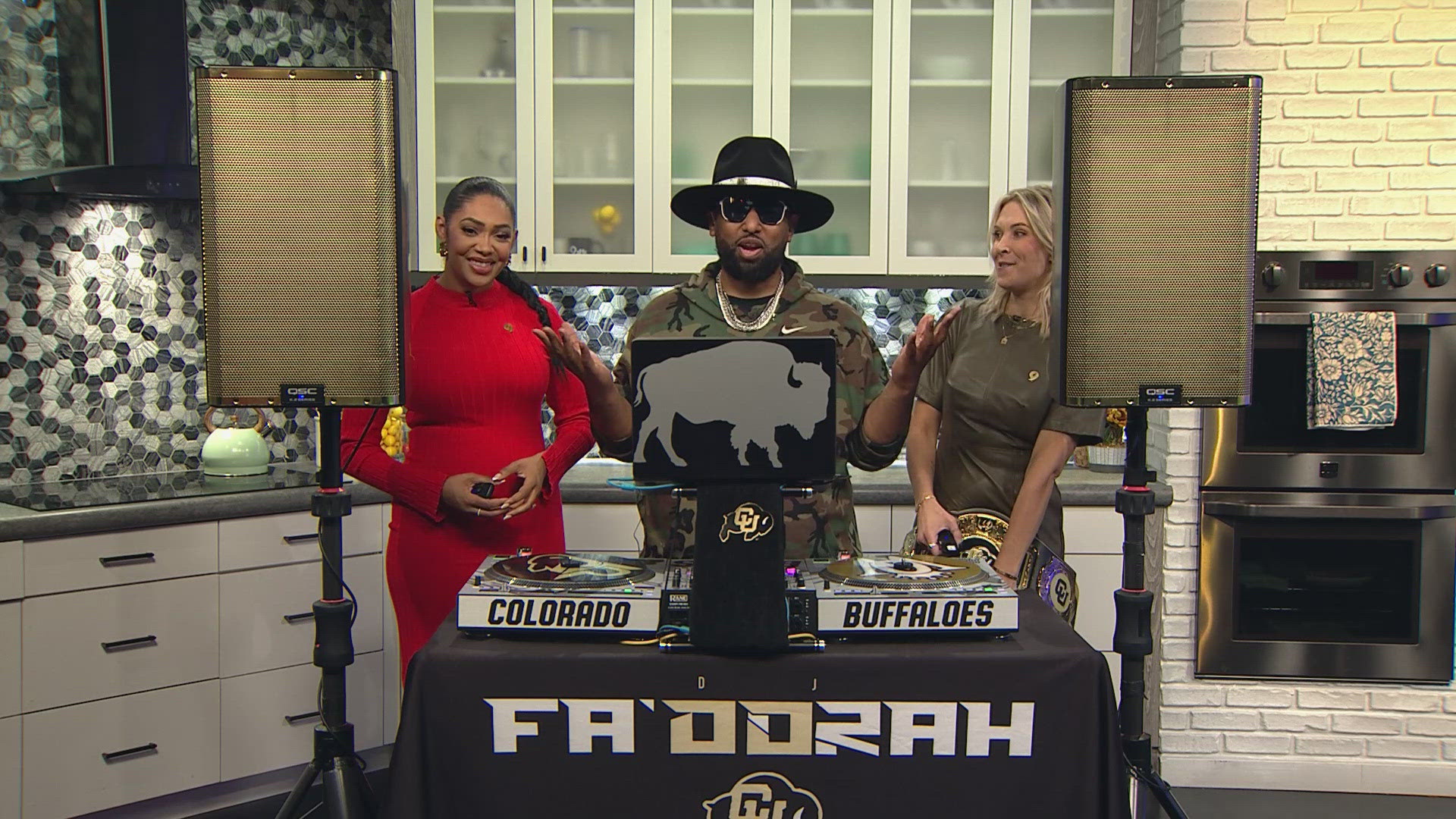 The Colorado Buffaloes have a secret weapon in their locker room before games and it's DJ Fa'Dorah. He hypes them up before taking on the field.