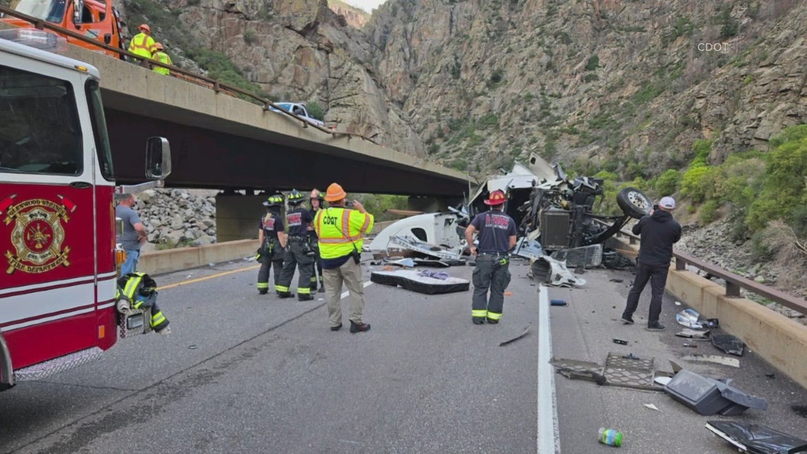 Rockfall and Semi-Truck Crash Cause Road Closures