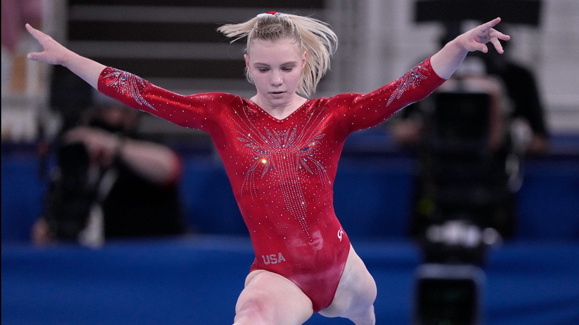 It's the start of track & field events, several big volleyball games and two US women will try to get gold in the women's gymnastics all-around.